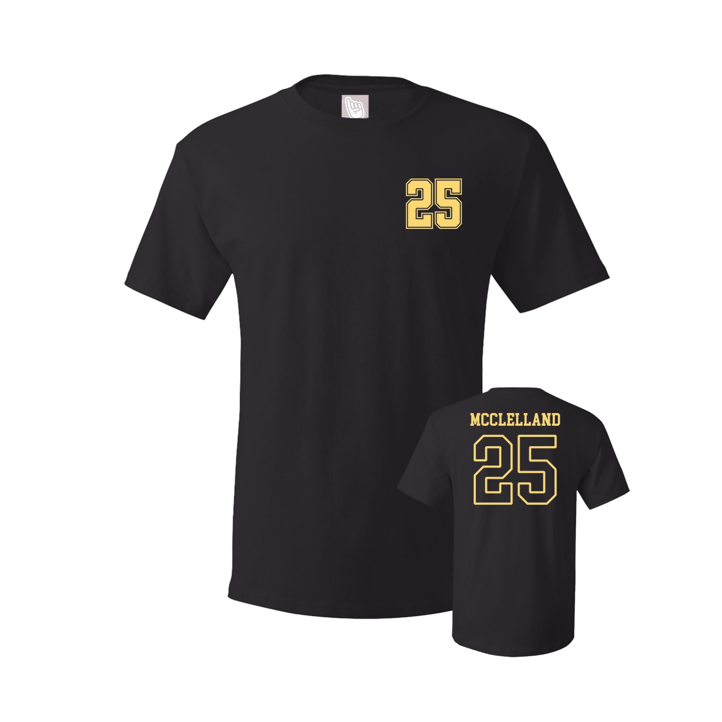 Youth Tee — Chest Back in Black
