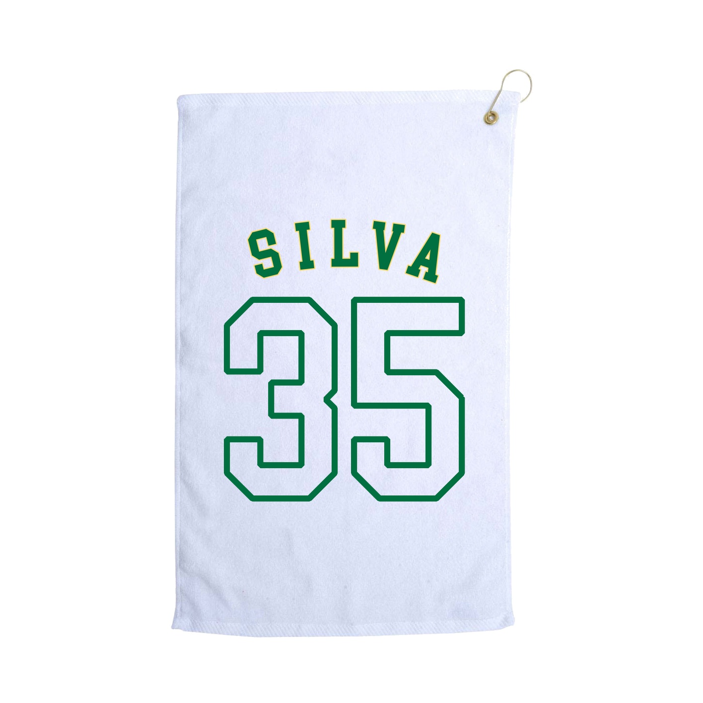 Golf Towel — Shirsey Arch in White