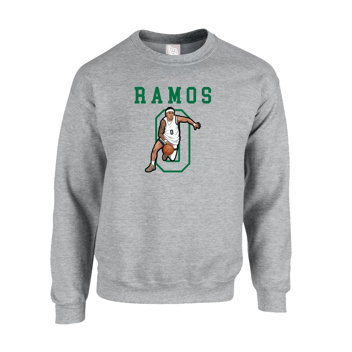 Fleece Crew — Shirsey in Grey