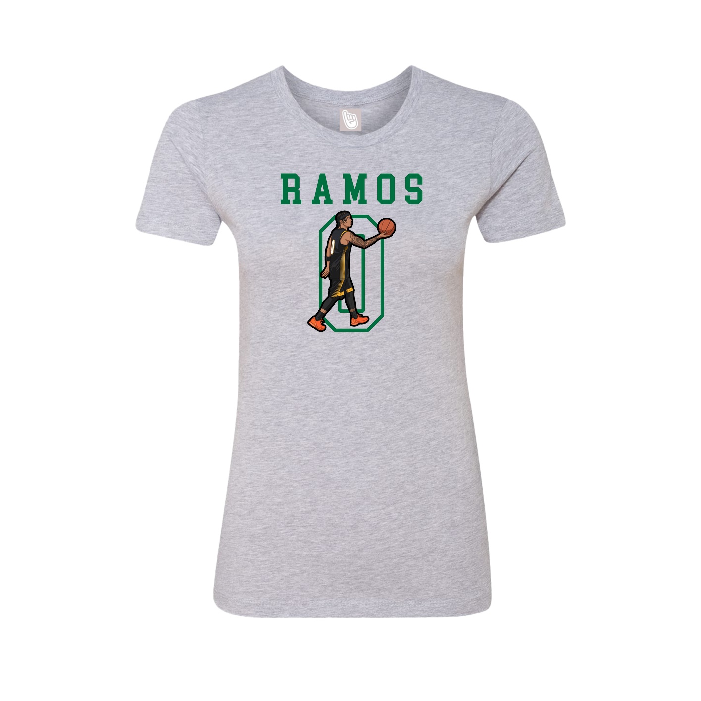 Fitted Women's Tee — Shirsey in Grey