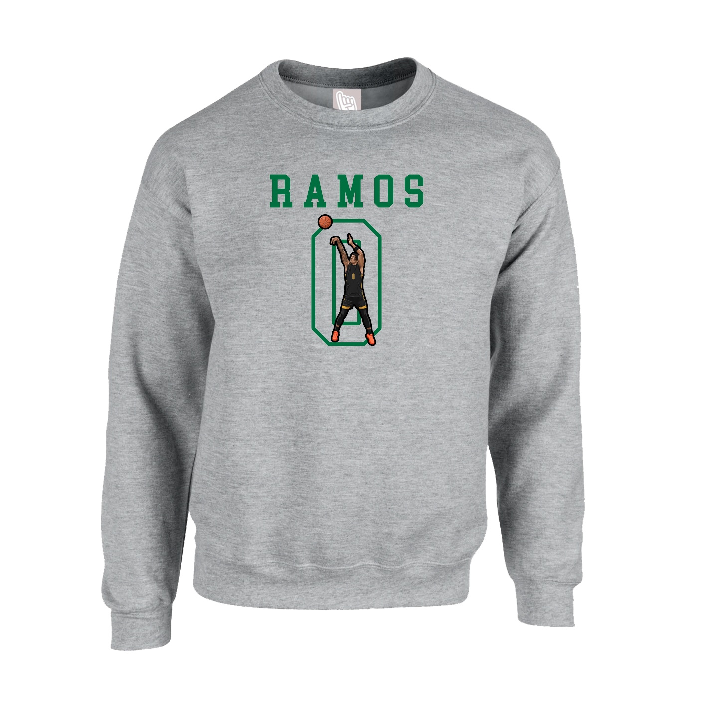 Fleece Crew — Shirsey in Grey