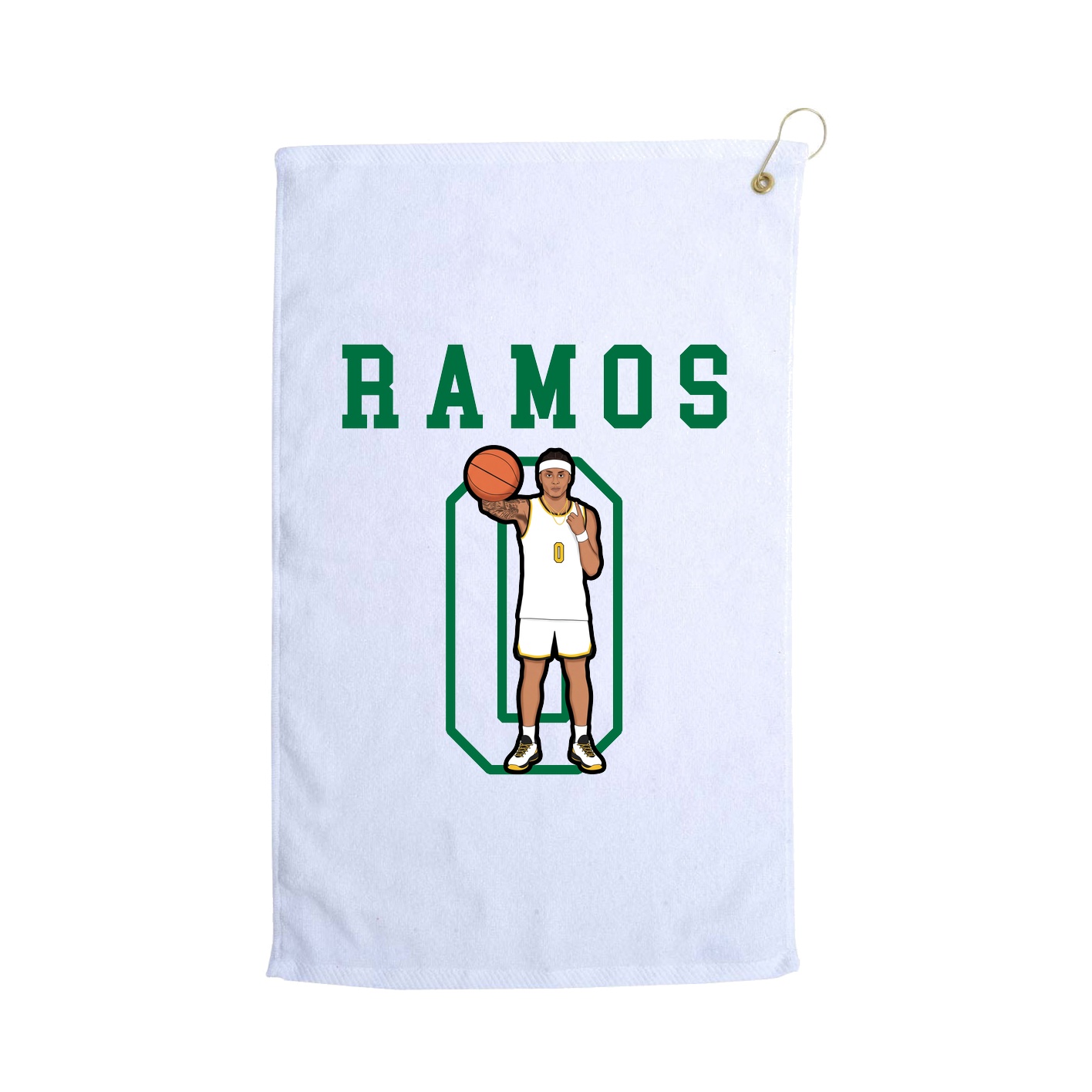 Golf Towel — Shirsey in White