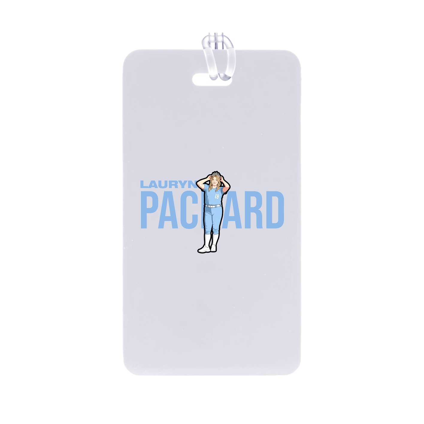Bag Tag — Player Name in Classic