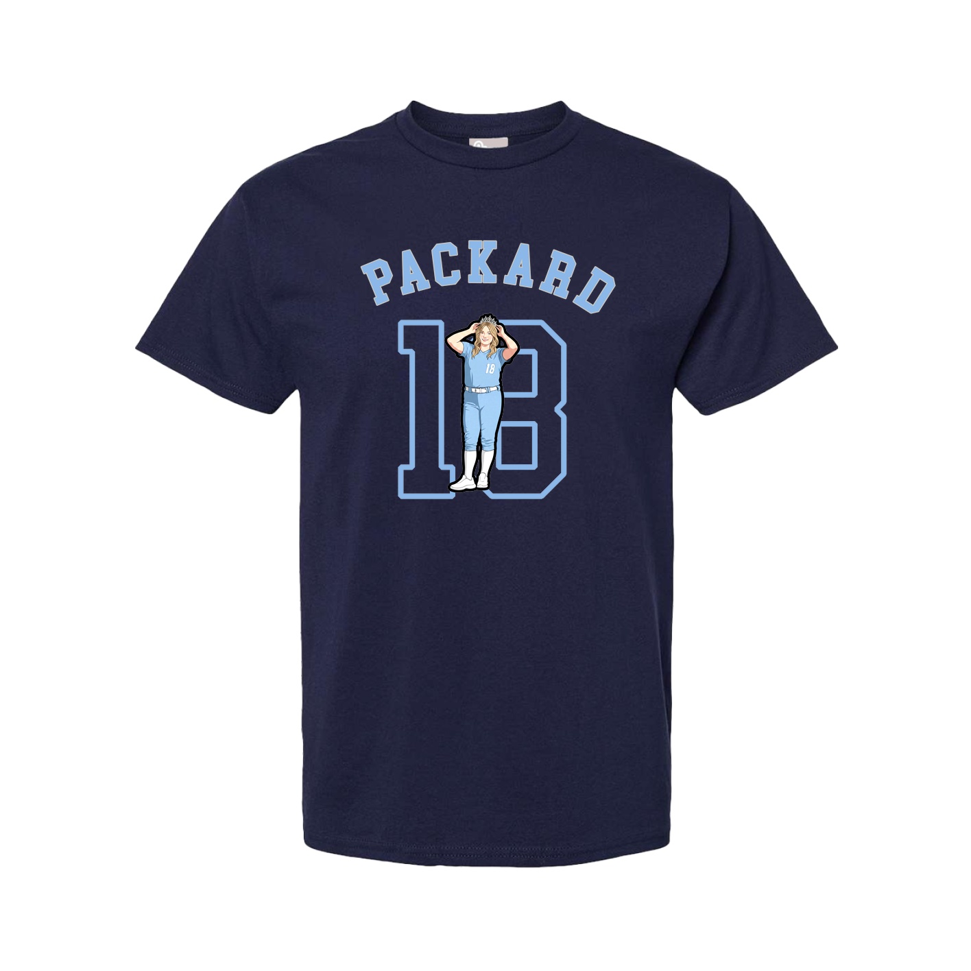 Youth Tee — Shirsey Arch in Navy