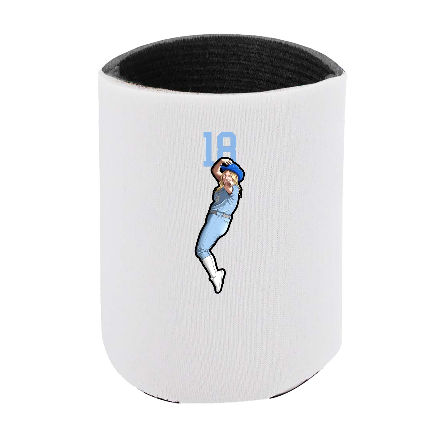 Can Holder — Number Top in White