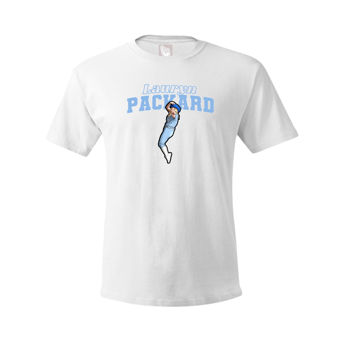 Tee — Name Arch in White
