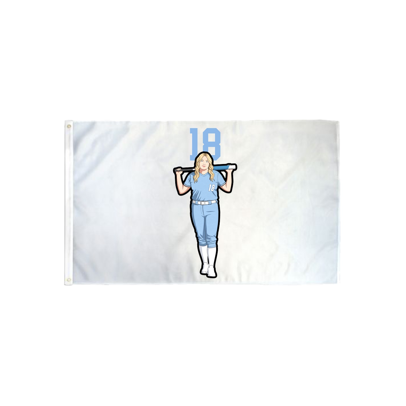 3x5 Flag — Number Top in Classic