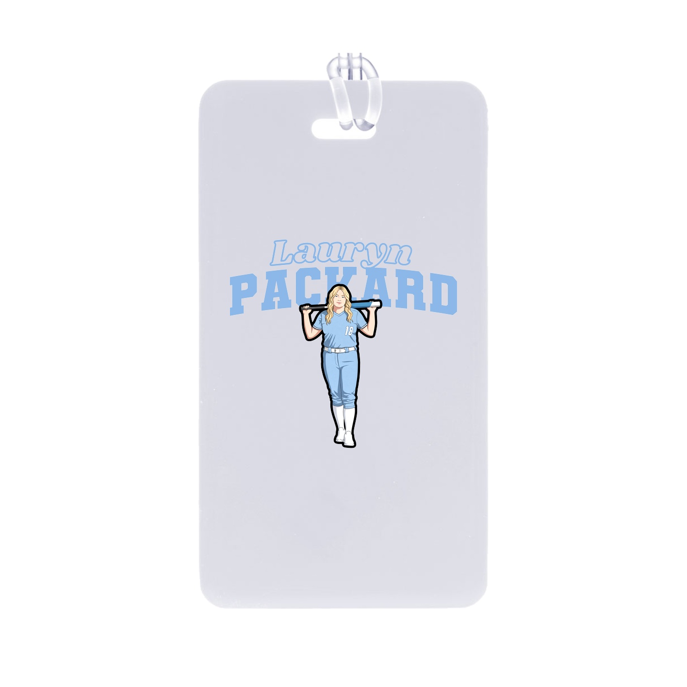 Bag Tag — Name Arch in Classic