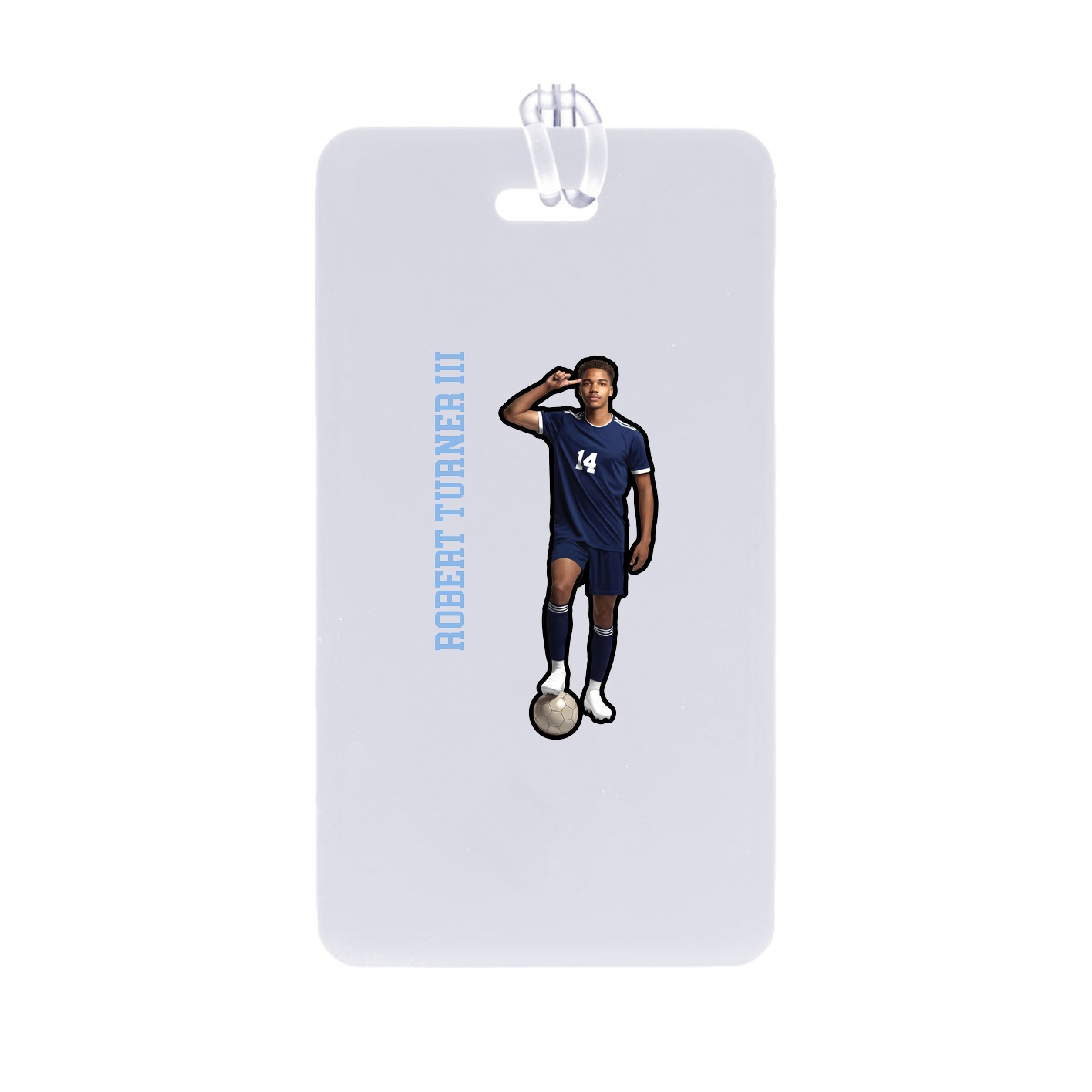 Bag Tag — Name Vertical in Classic