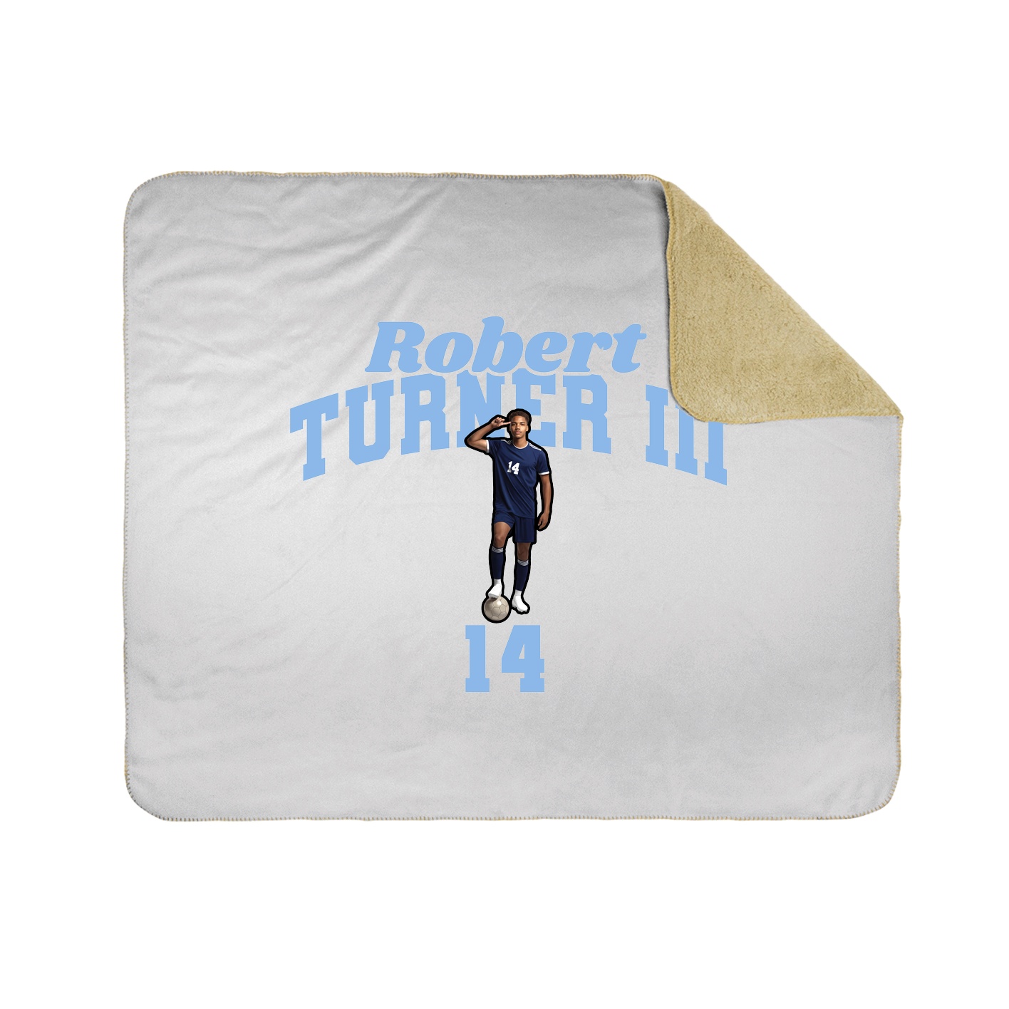 Throw Blanket — Signature Arch in White
