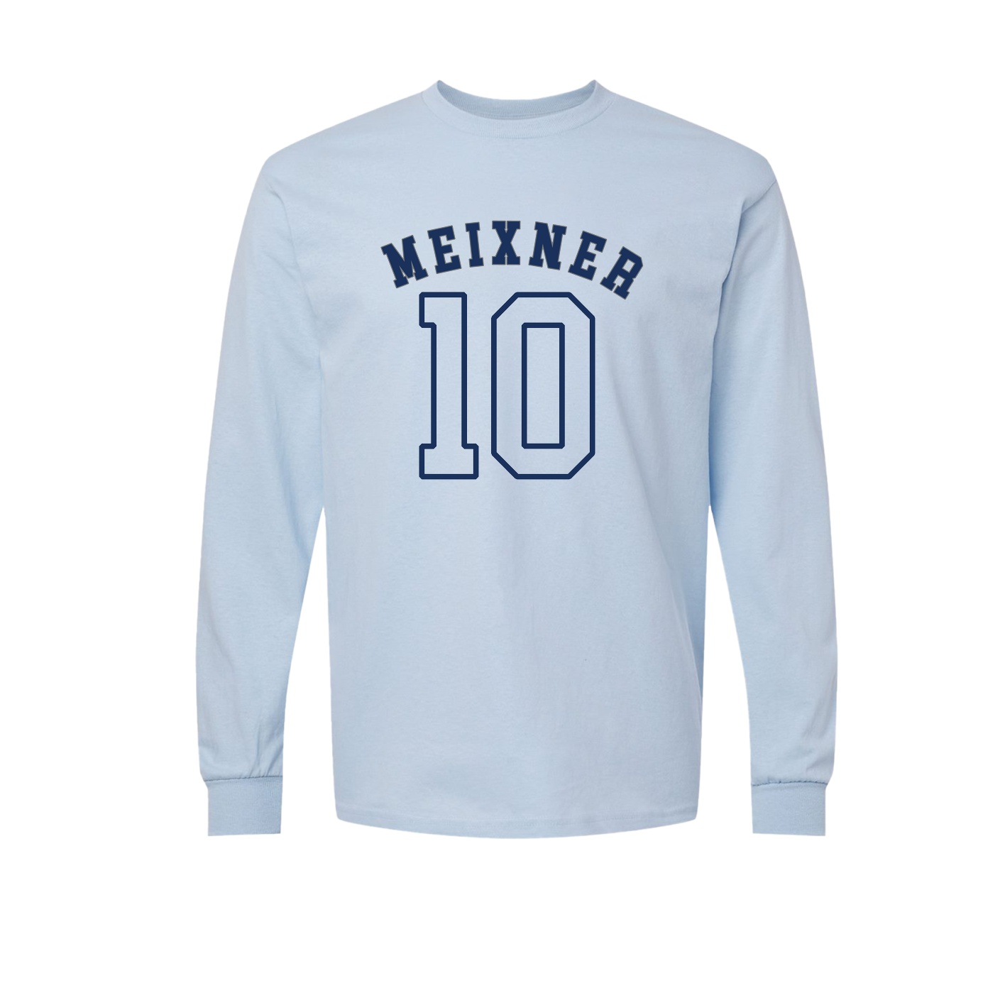 Long Sleeve Tee — Shirsey Arch in Light Blue