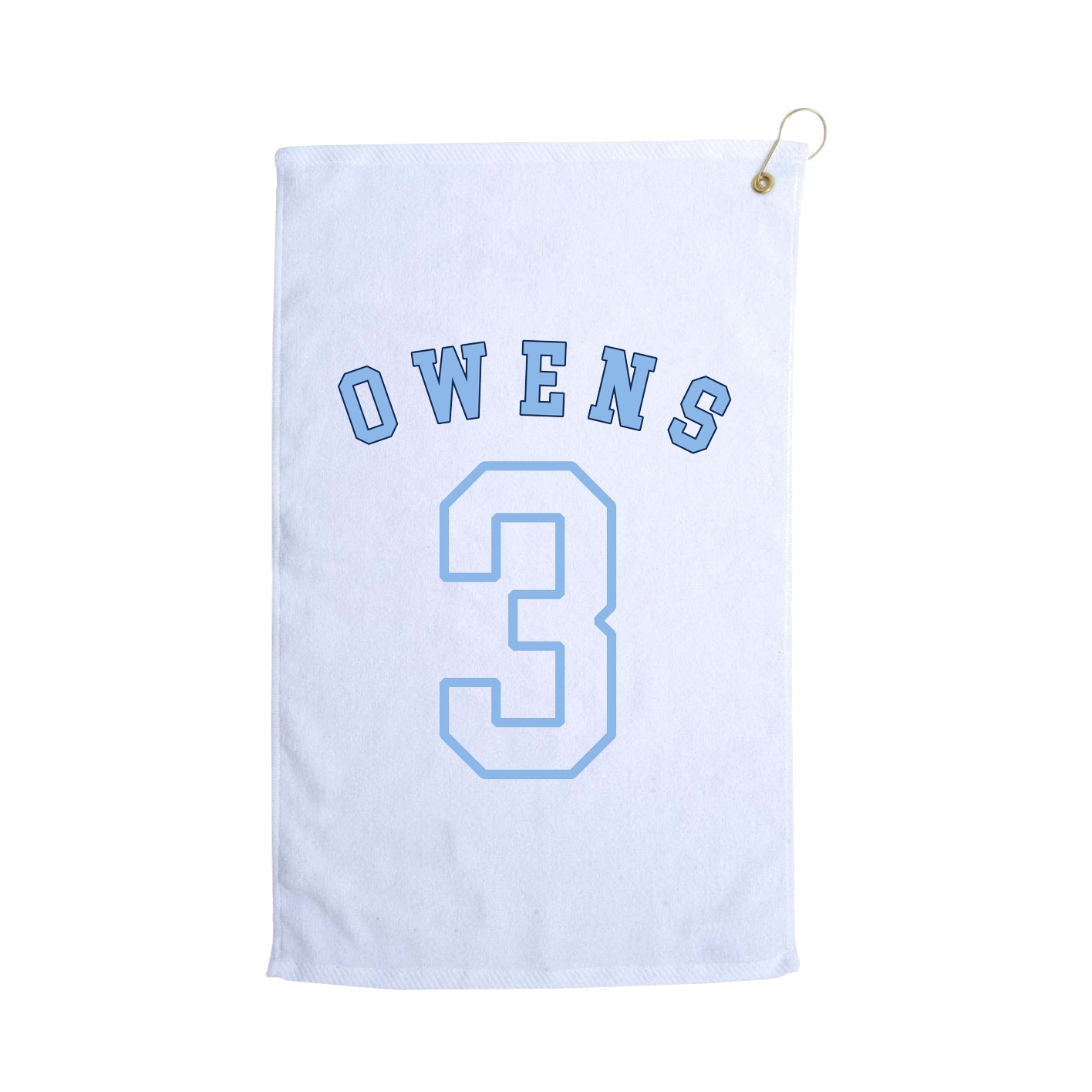 Golf Towel — Shirsey Arch in White