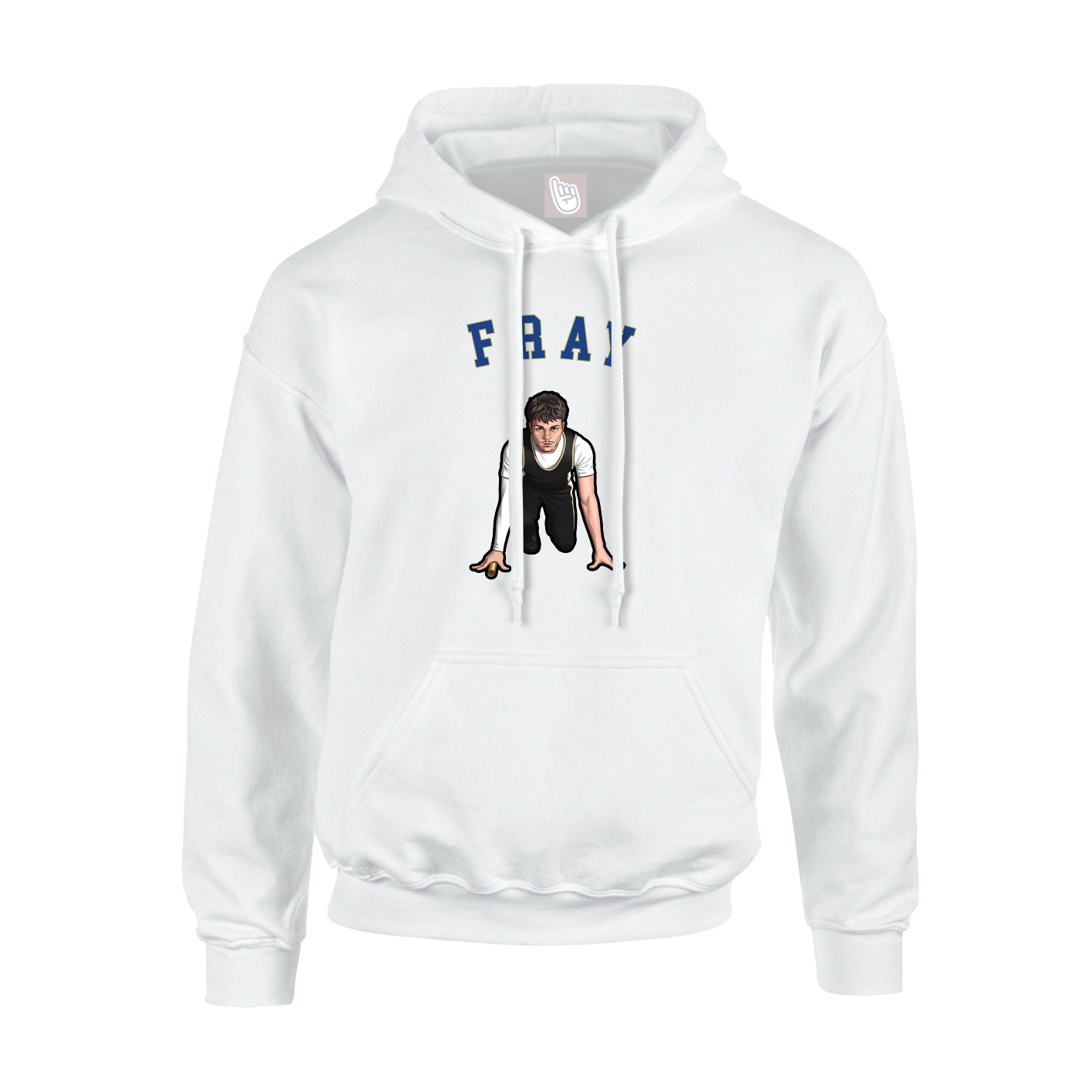 Youth Hoodie — Shirsey Arch in White