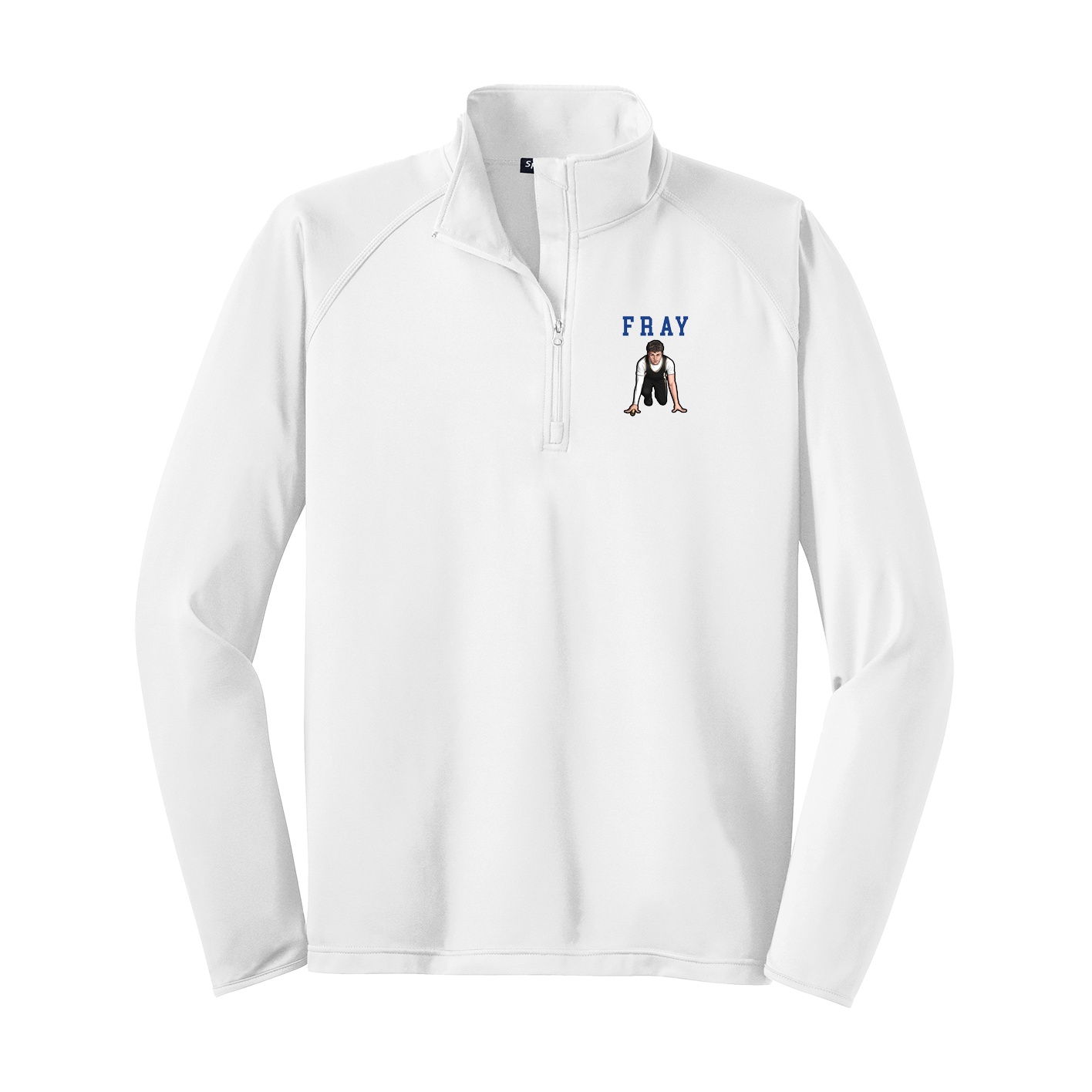 Q-Zip Pullover — Shirsey in White