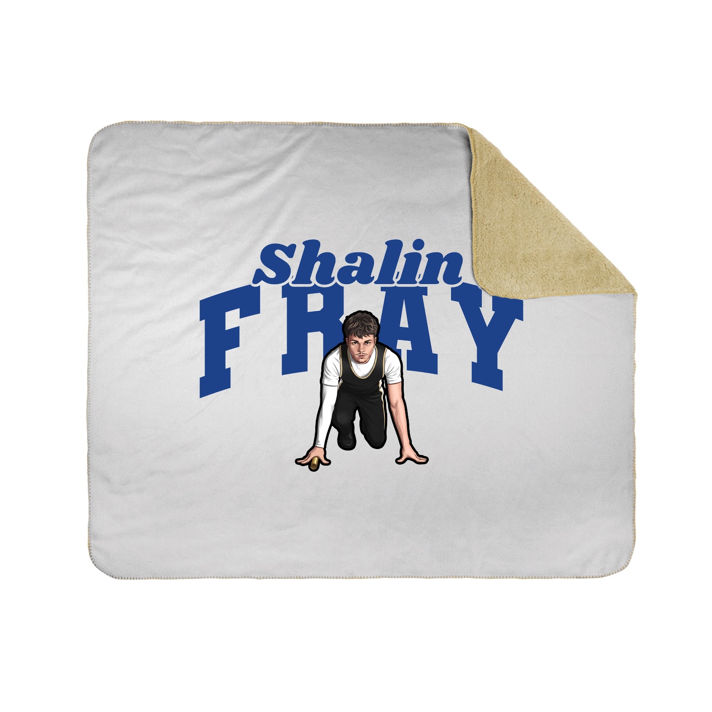 Throw Blanket — Signature Arch in White