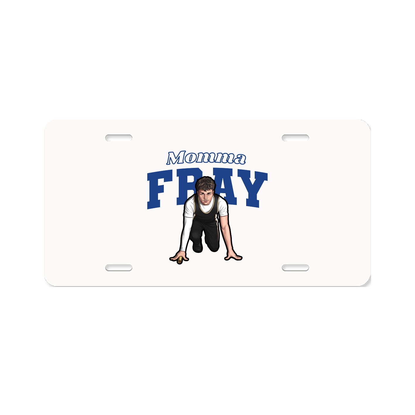 License Plate — Mothers Day Block in Classic