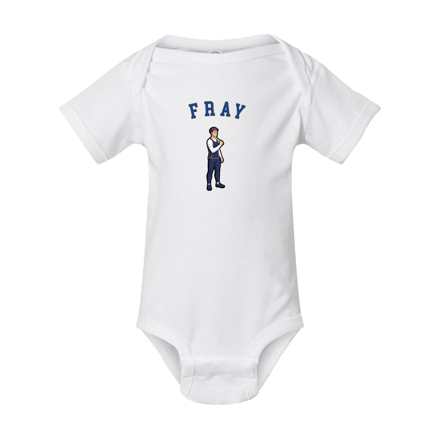 Baby Onesie — Shirsey Arch in White