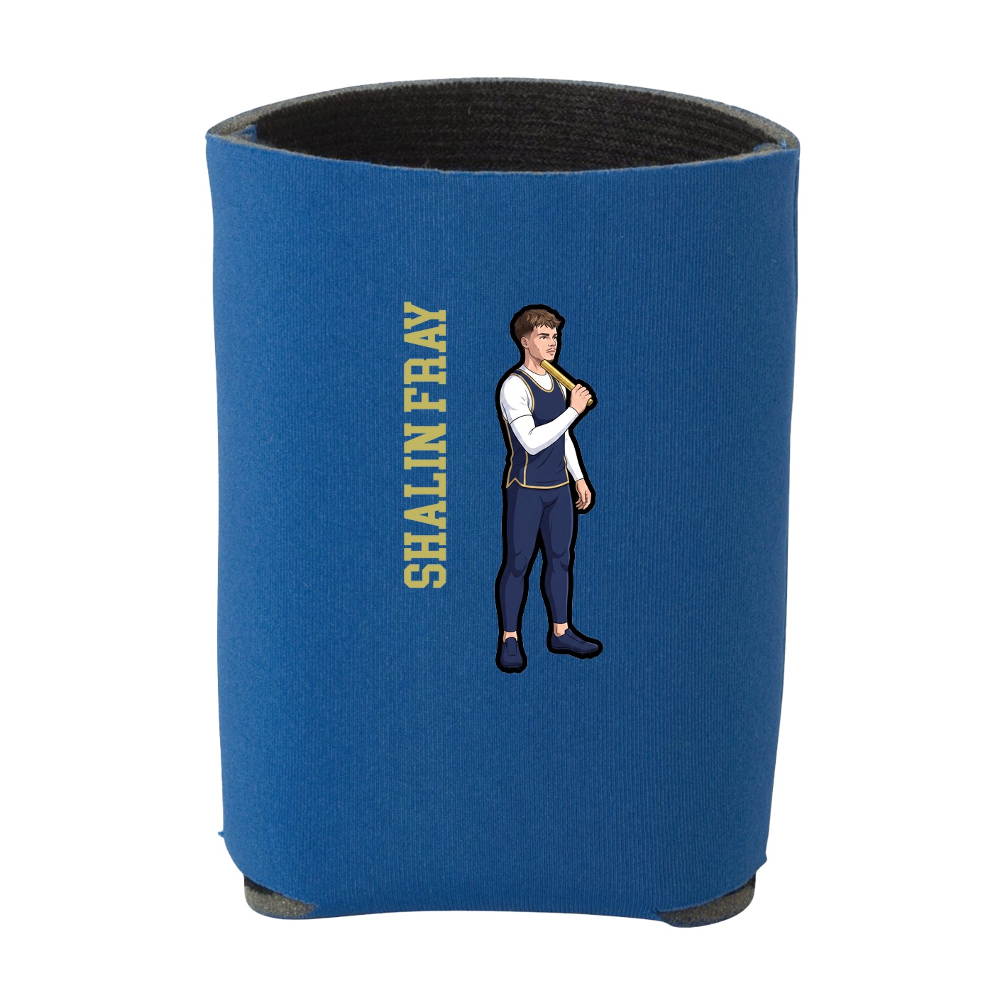 Can Holder — Name Vertical in Royal