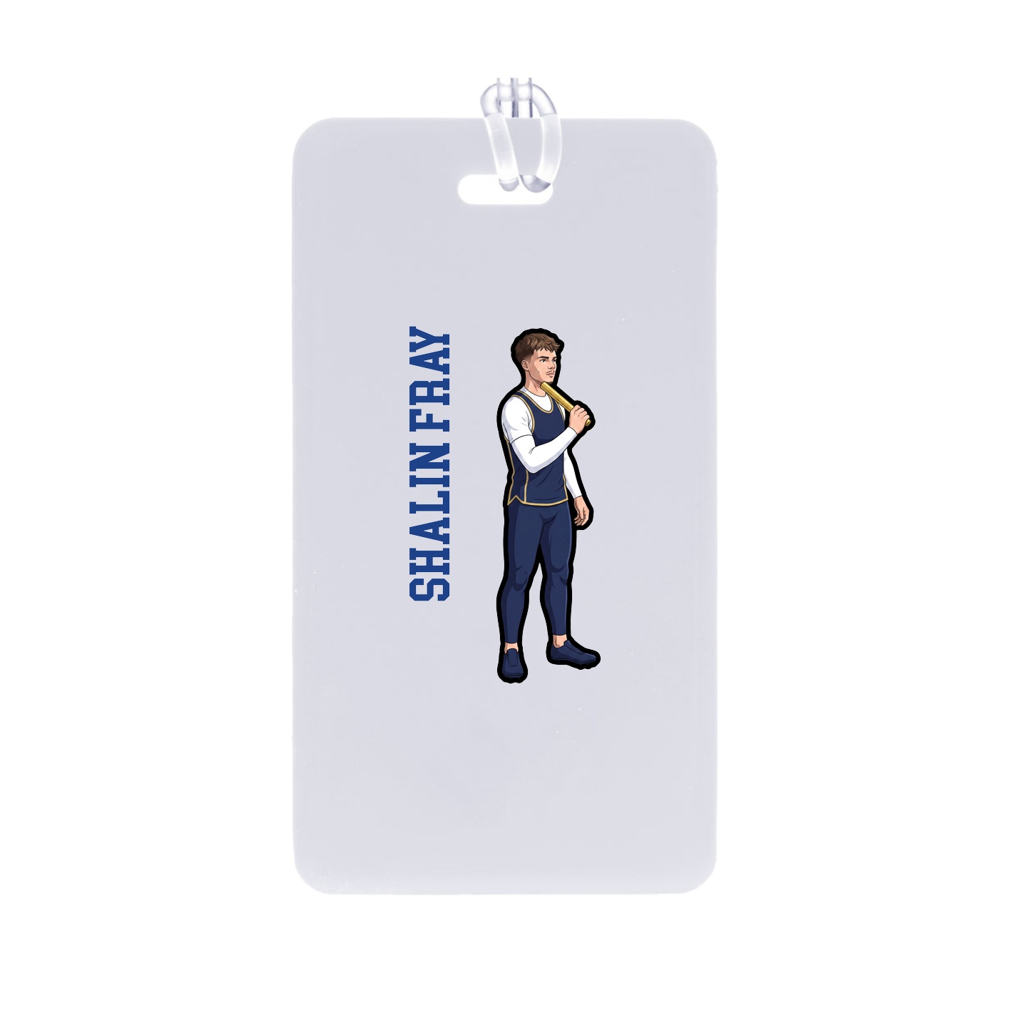 Bag Tag — Name Vertical in Classic
