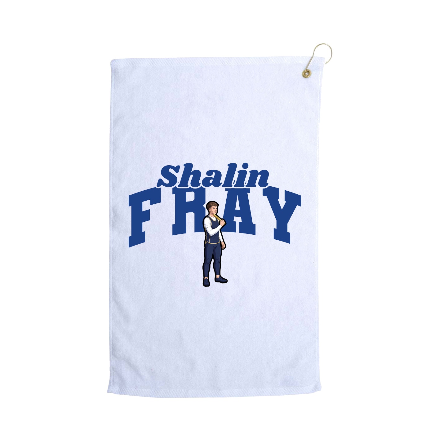Golf Towel — Signature Arch in White