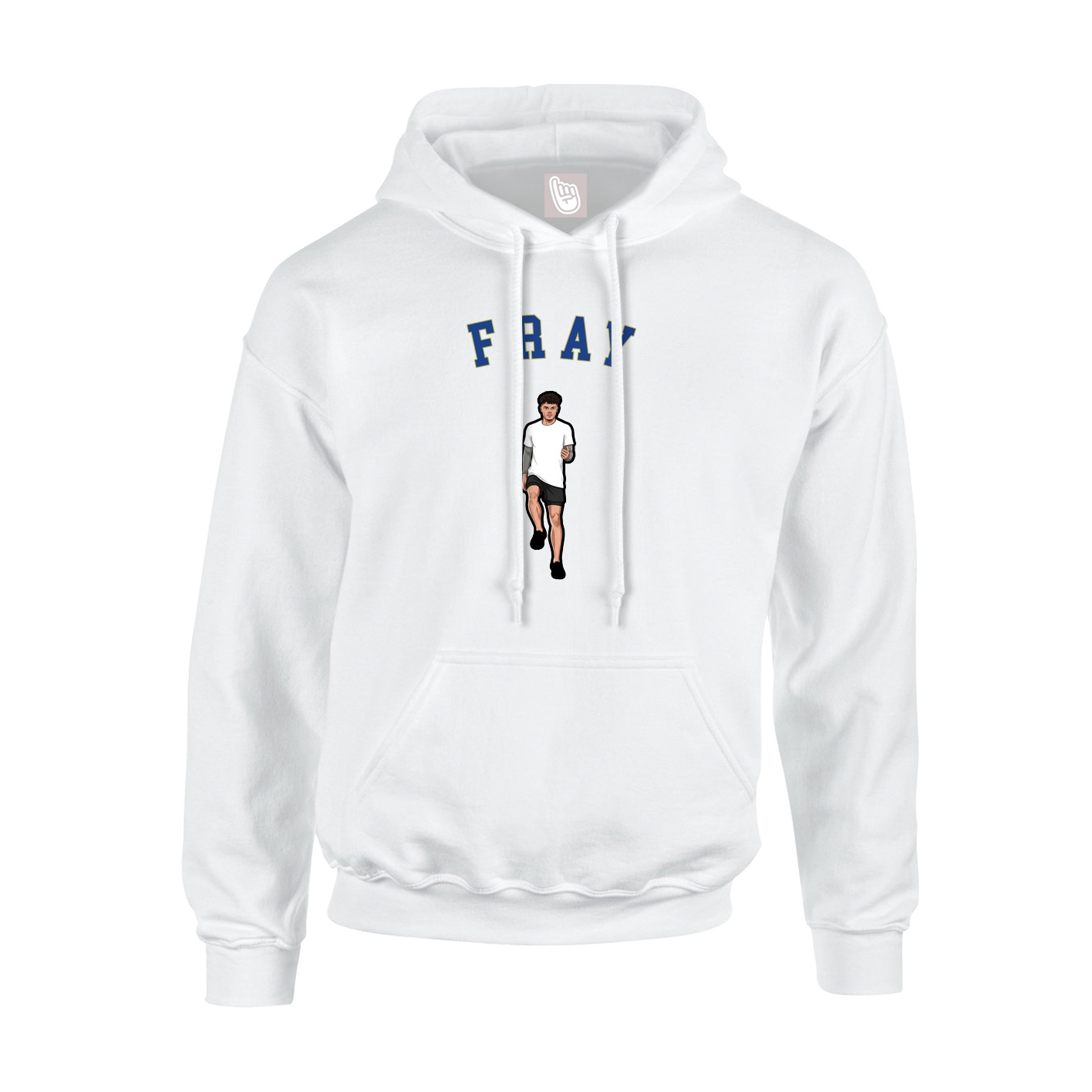 Youth Hoodie — Shirsey Arch in White