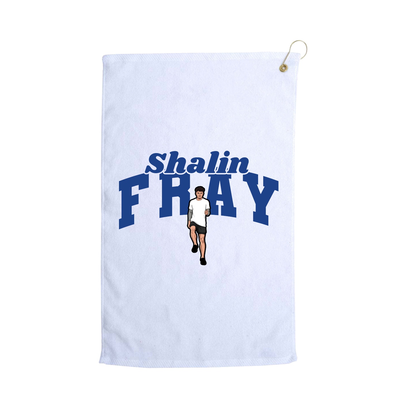 Golf Towel — Signature Arch in White
