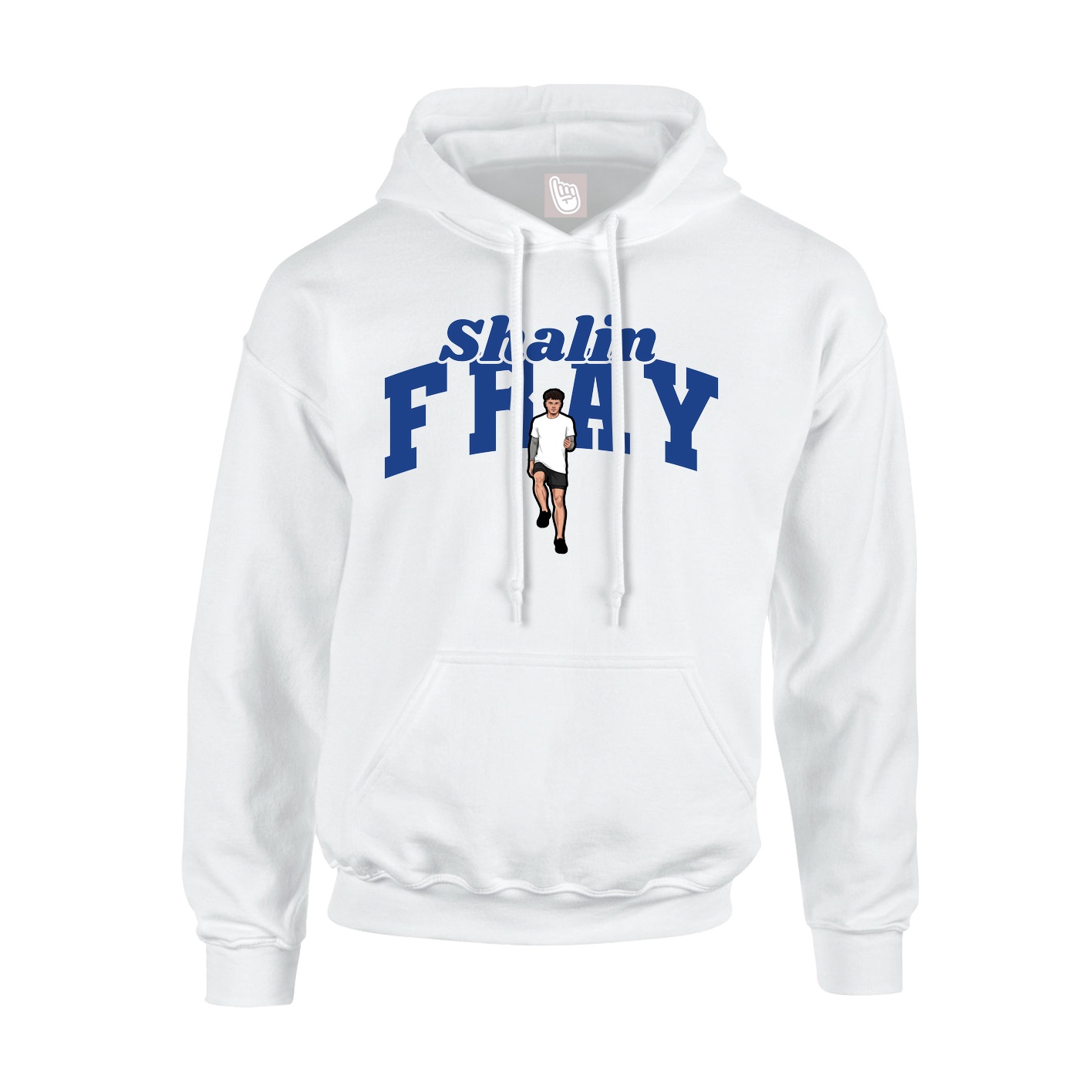 Hoodie — Signature Arch in White
