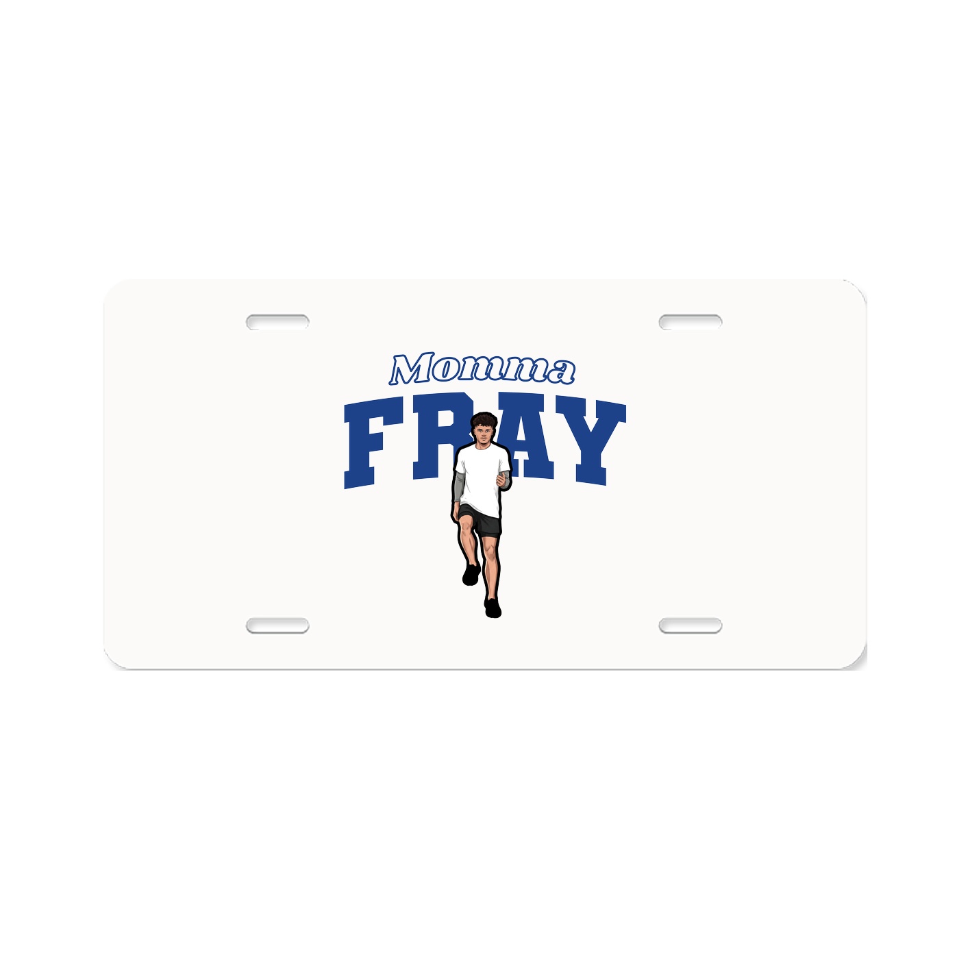 License Plate — Mothers Day Block in Classic