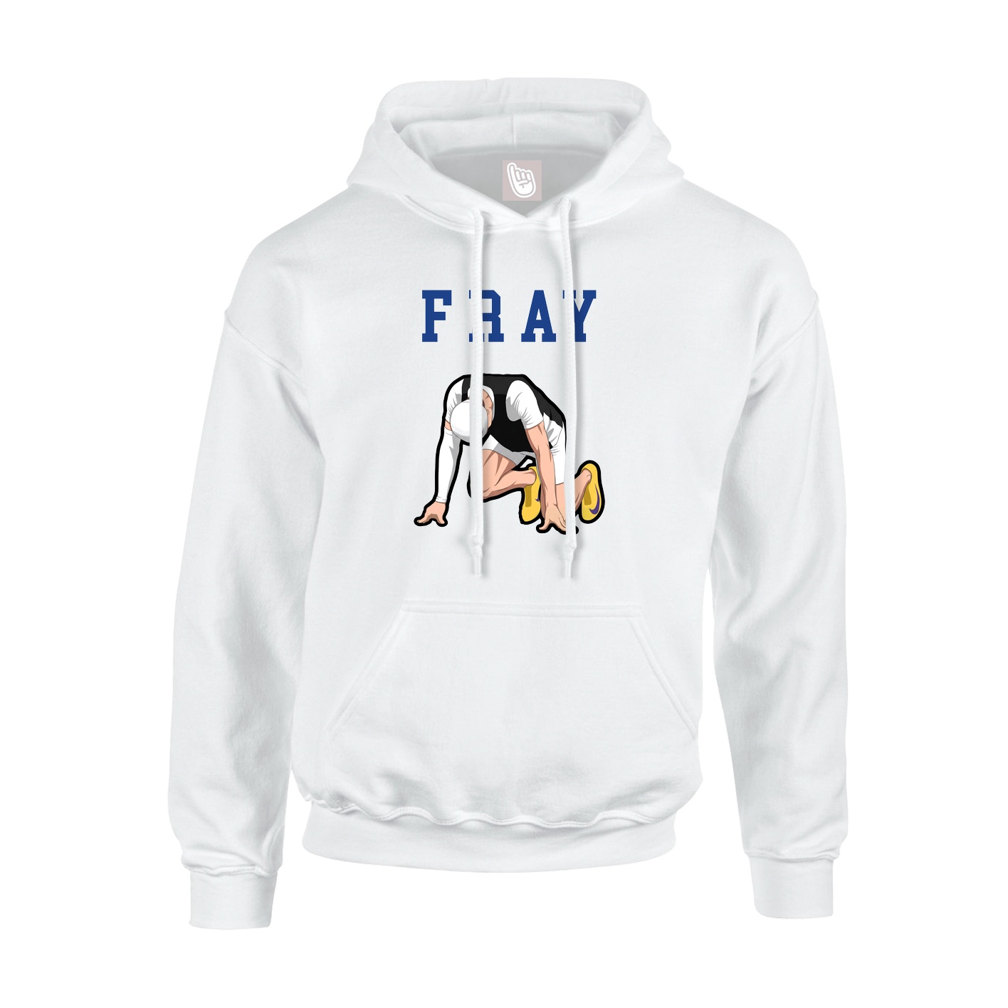 Hoodie — Shirsey in White