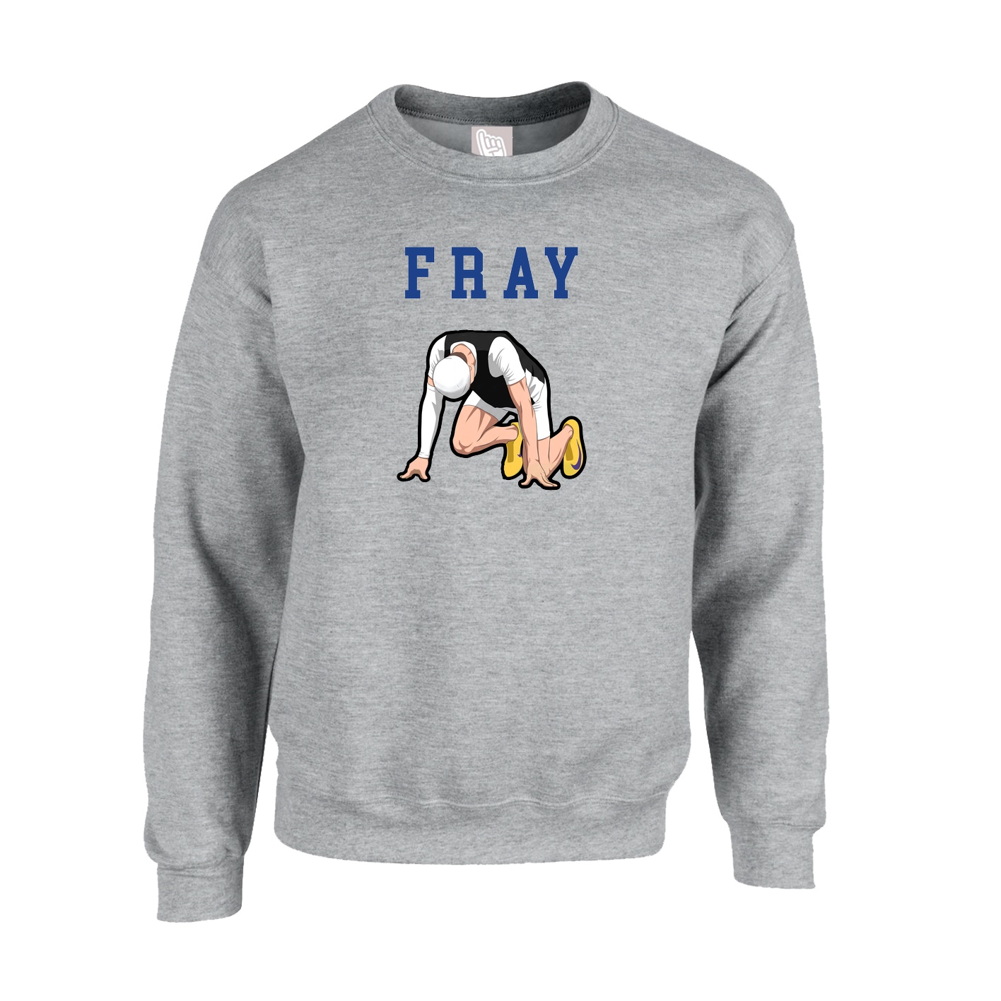 Fleece Crew — Shirsey in Grey