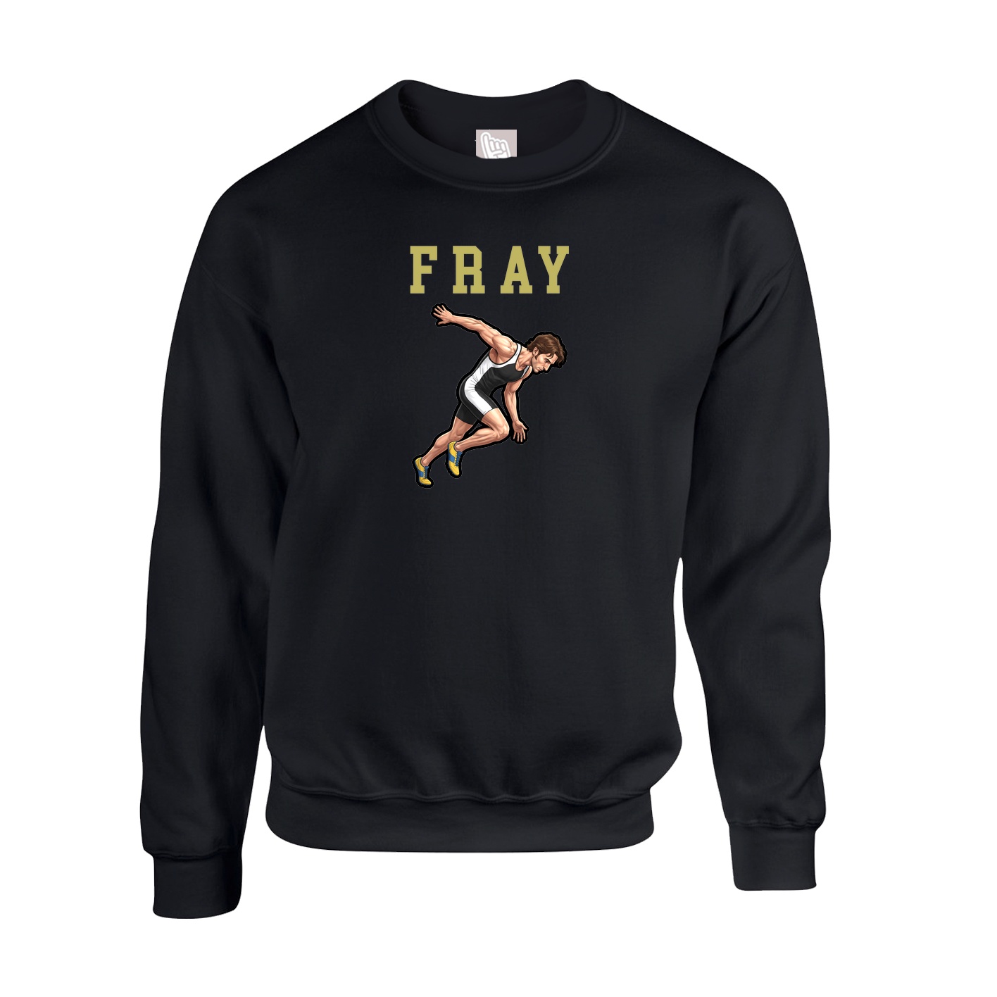 Fleece Crew — Shirsey in Black