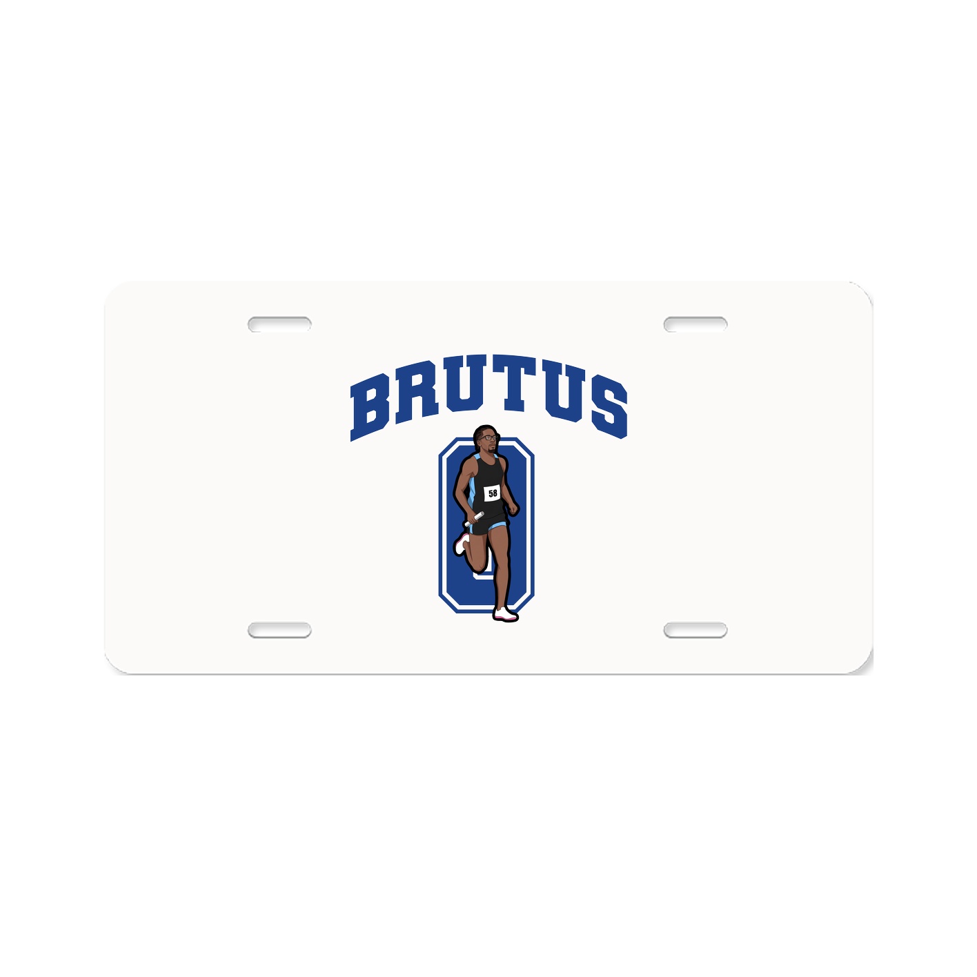 License Plate — Number in Classic