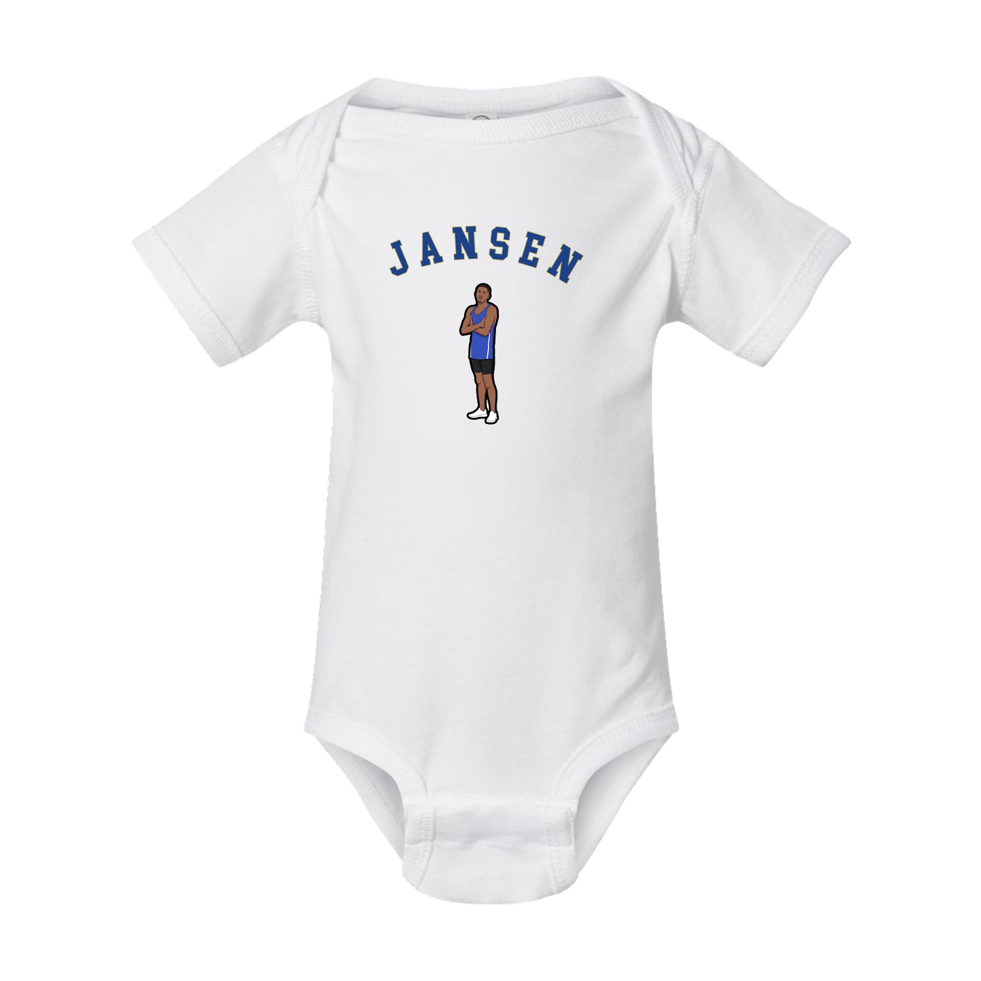 Baby Onesie — Shirsey Arch in White