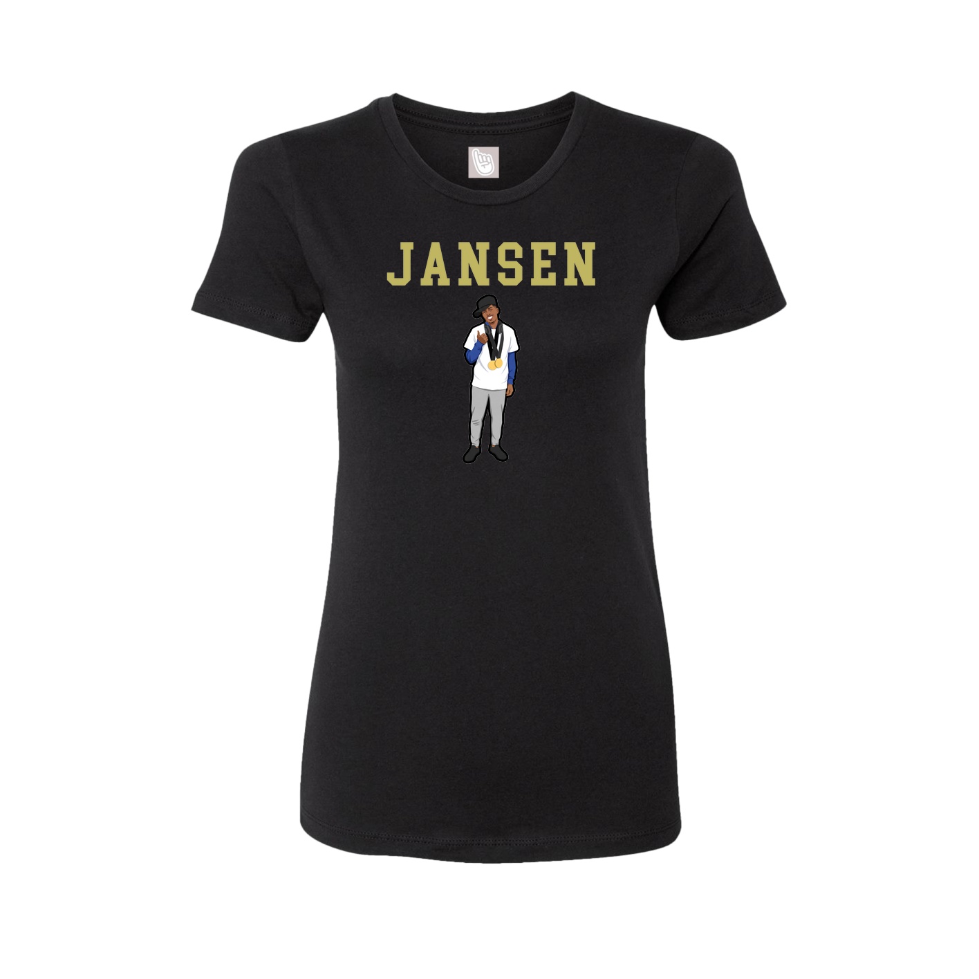 Fitted Women's Tee — Shirsey in Black