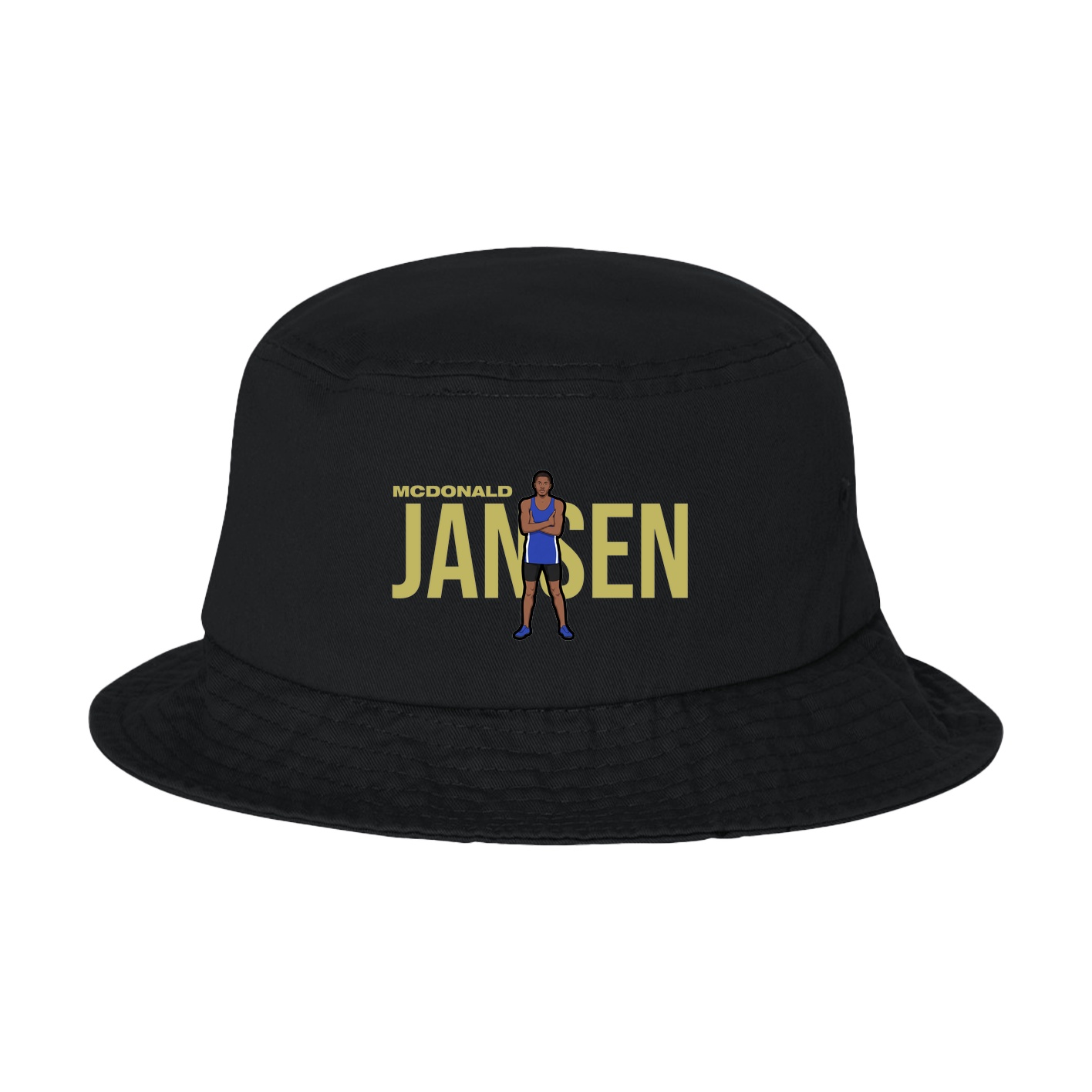 Bucket Cap — Player Name in Black