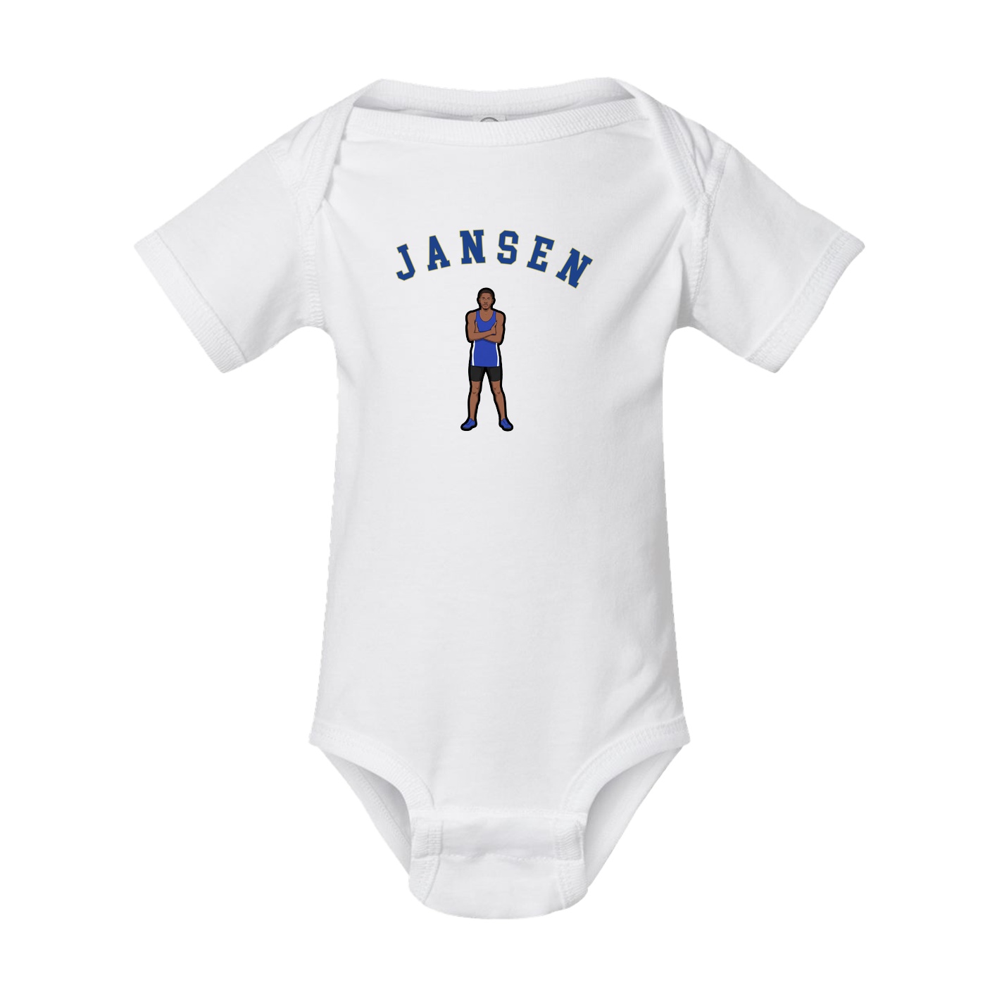Baby Onesie — Shirsey Arch in White
