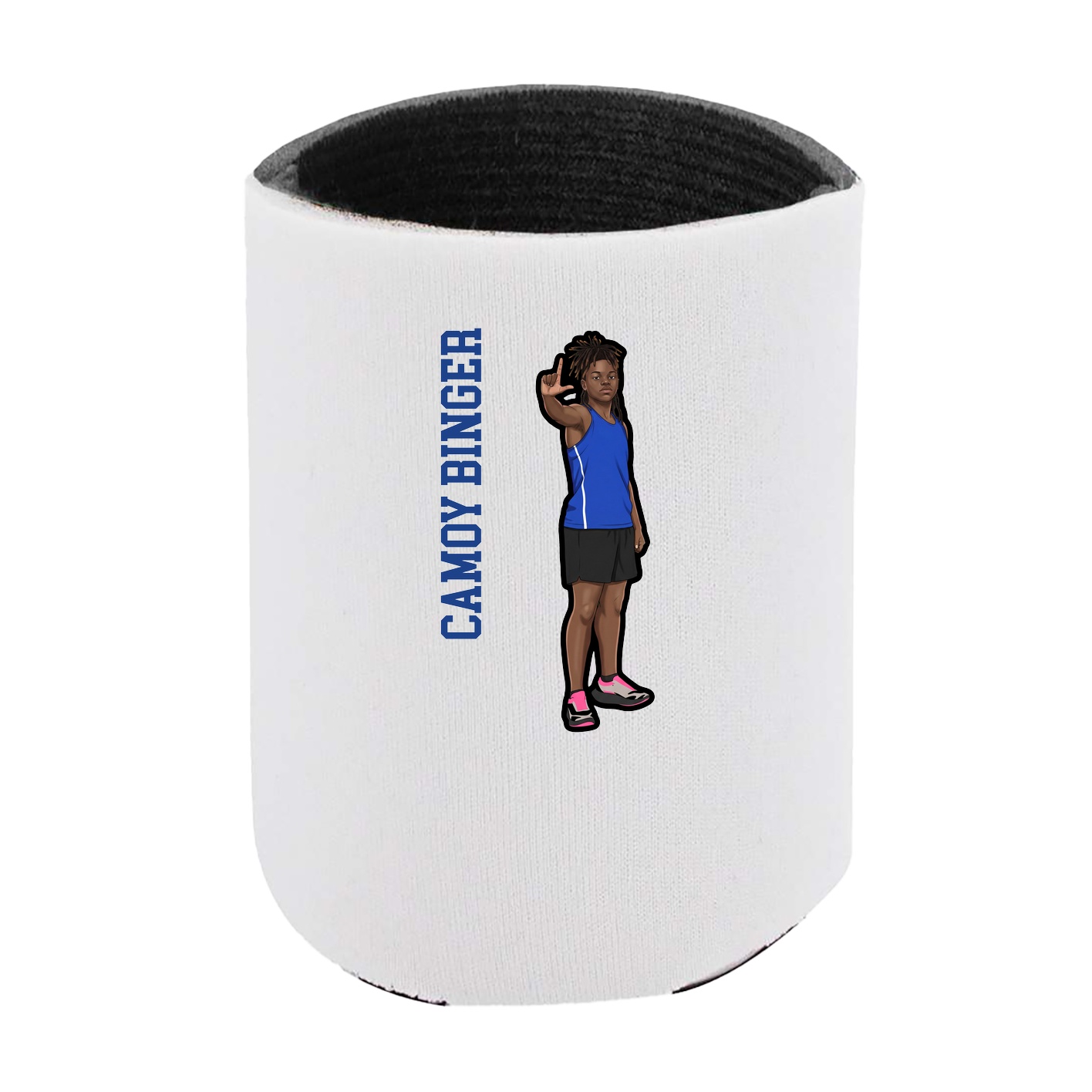 Can Holder — Name Vertical in White
