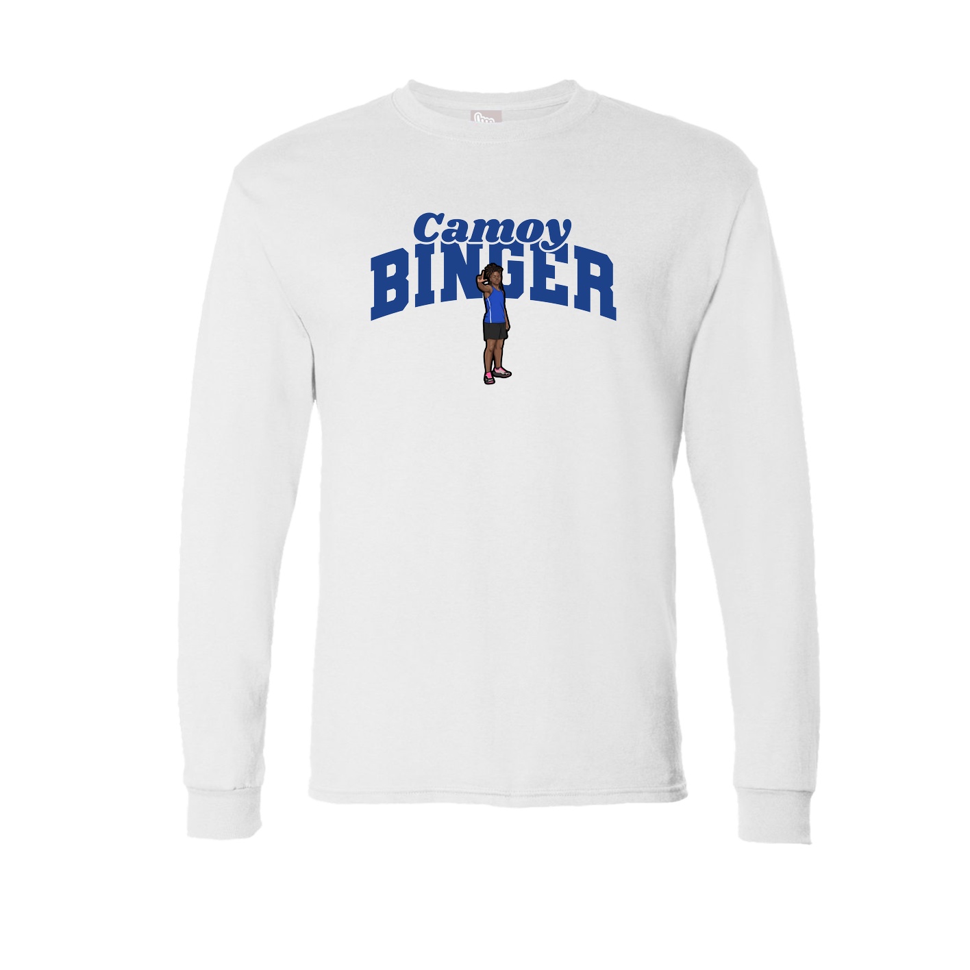 Long Sleeve Tee — Signature Arch in White