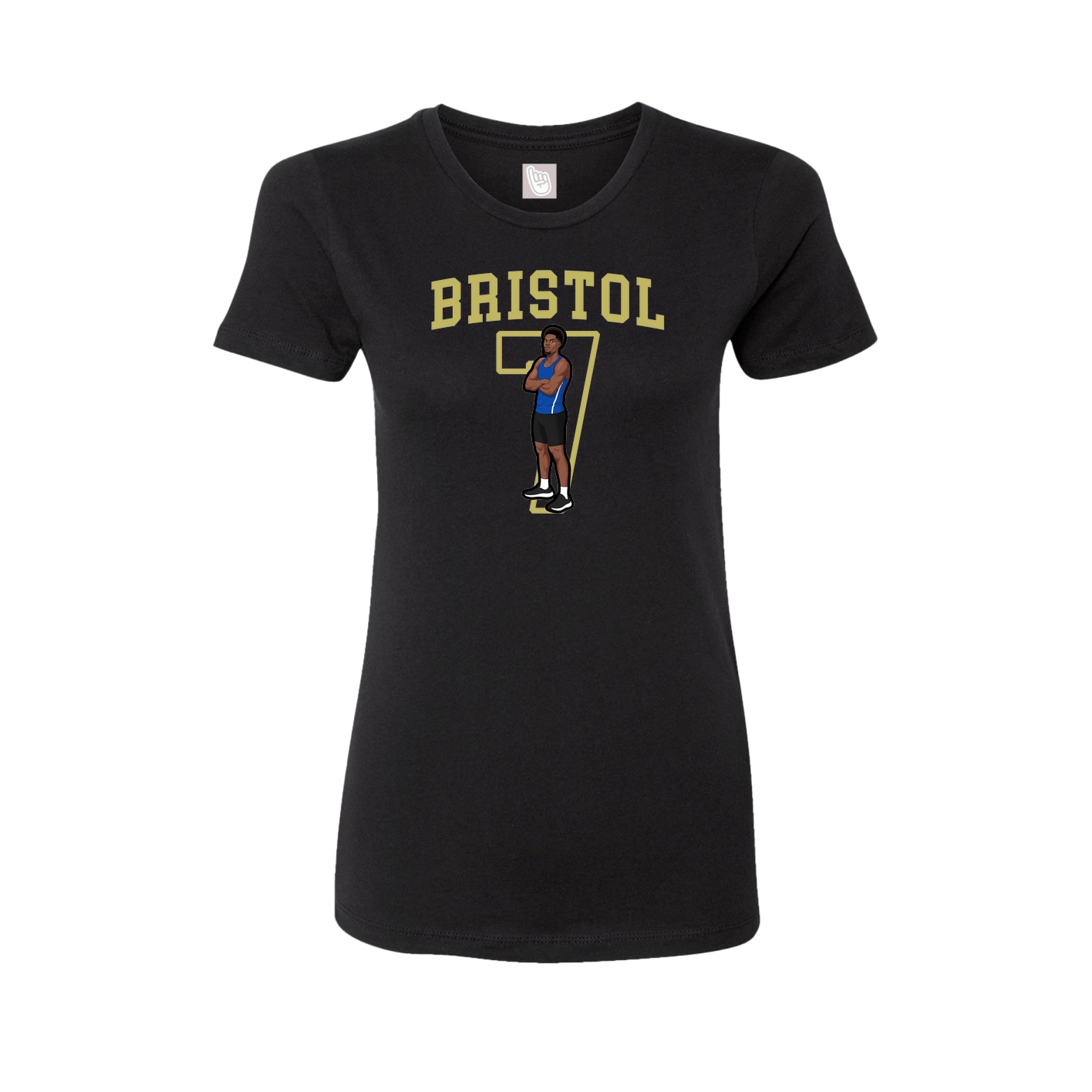 Fitted Women's Tee — Shirsey in Black
