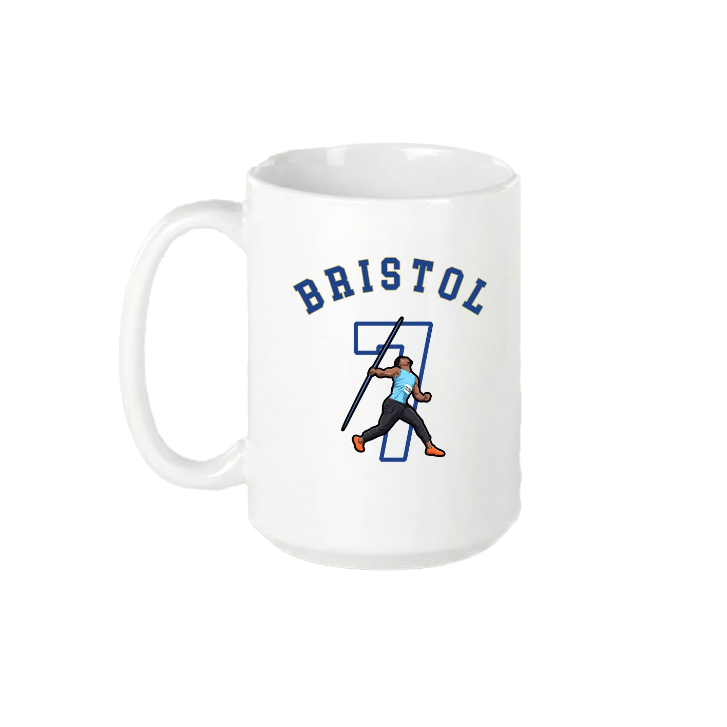 15oz Coffee Mug — Shirsey Arch in White