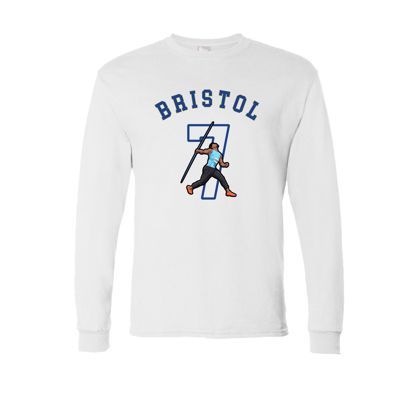 Long Sleeve Tee — Shirsey Arch in White