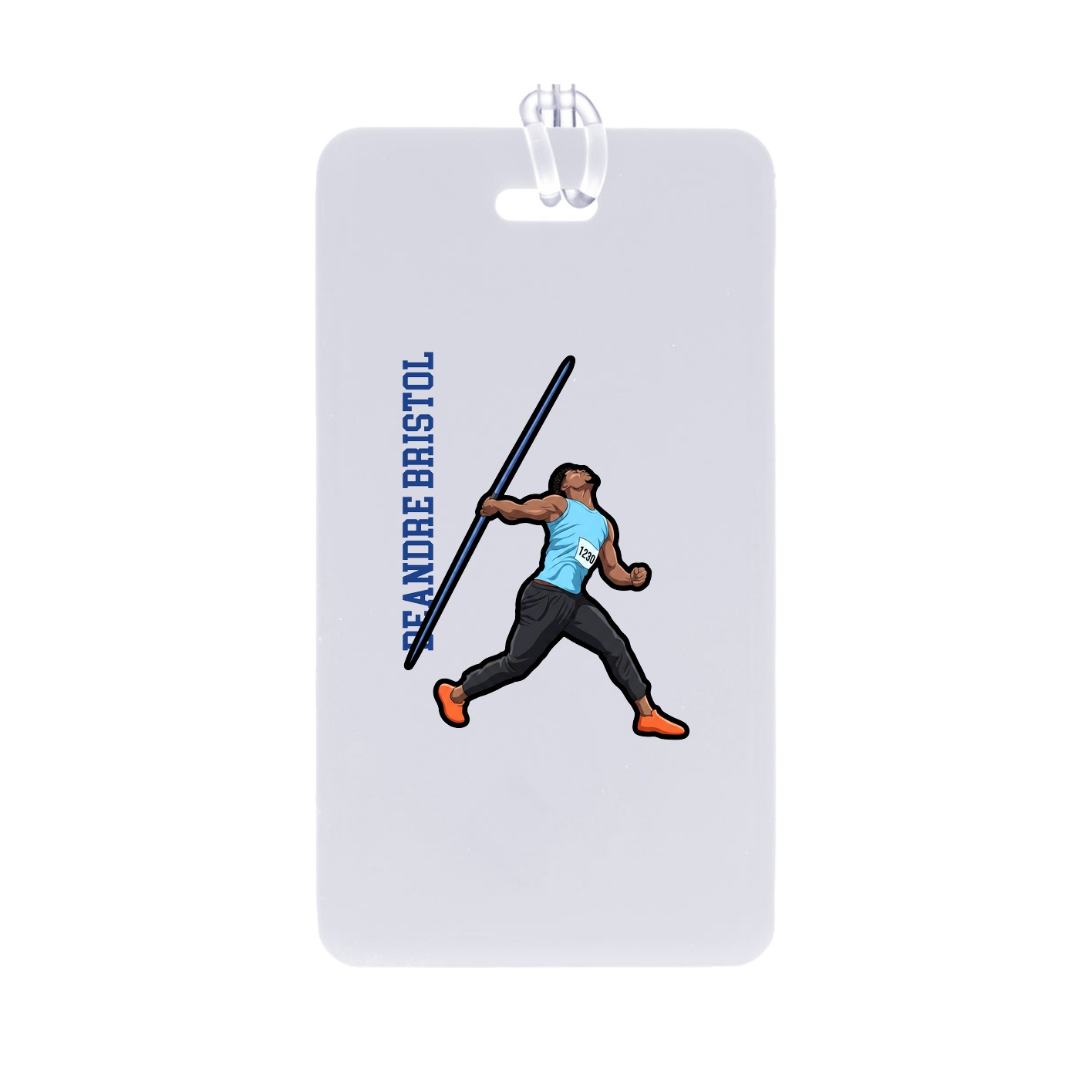 Bag Tag — Name Vertical in Classic