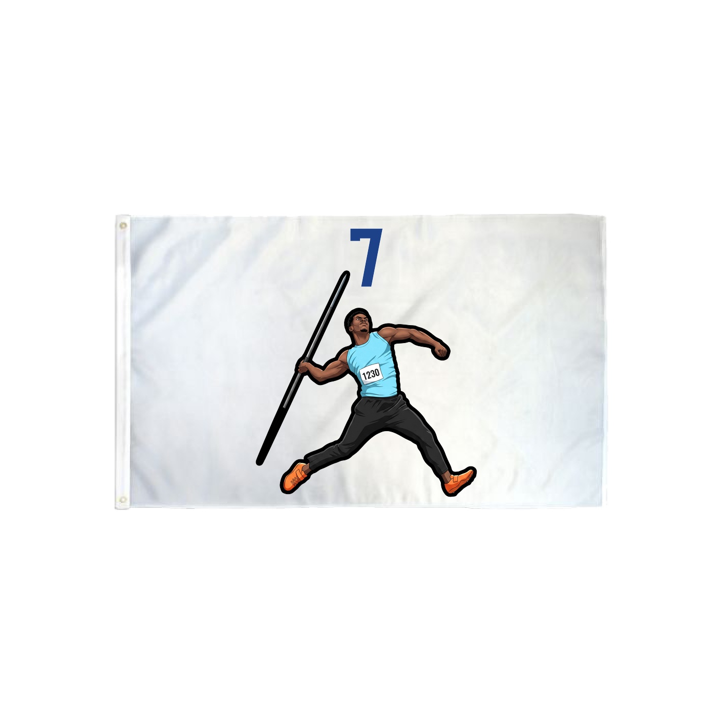 3x5 Flag — Number Top in Classic