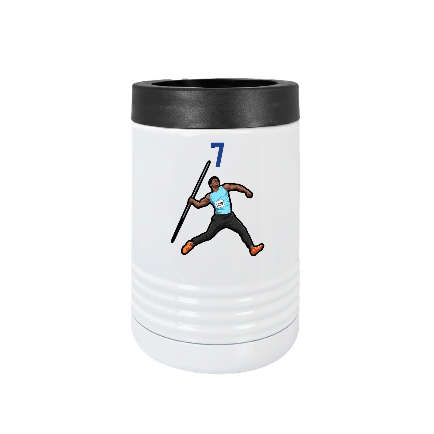 Beverage Holder — Number Top in White