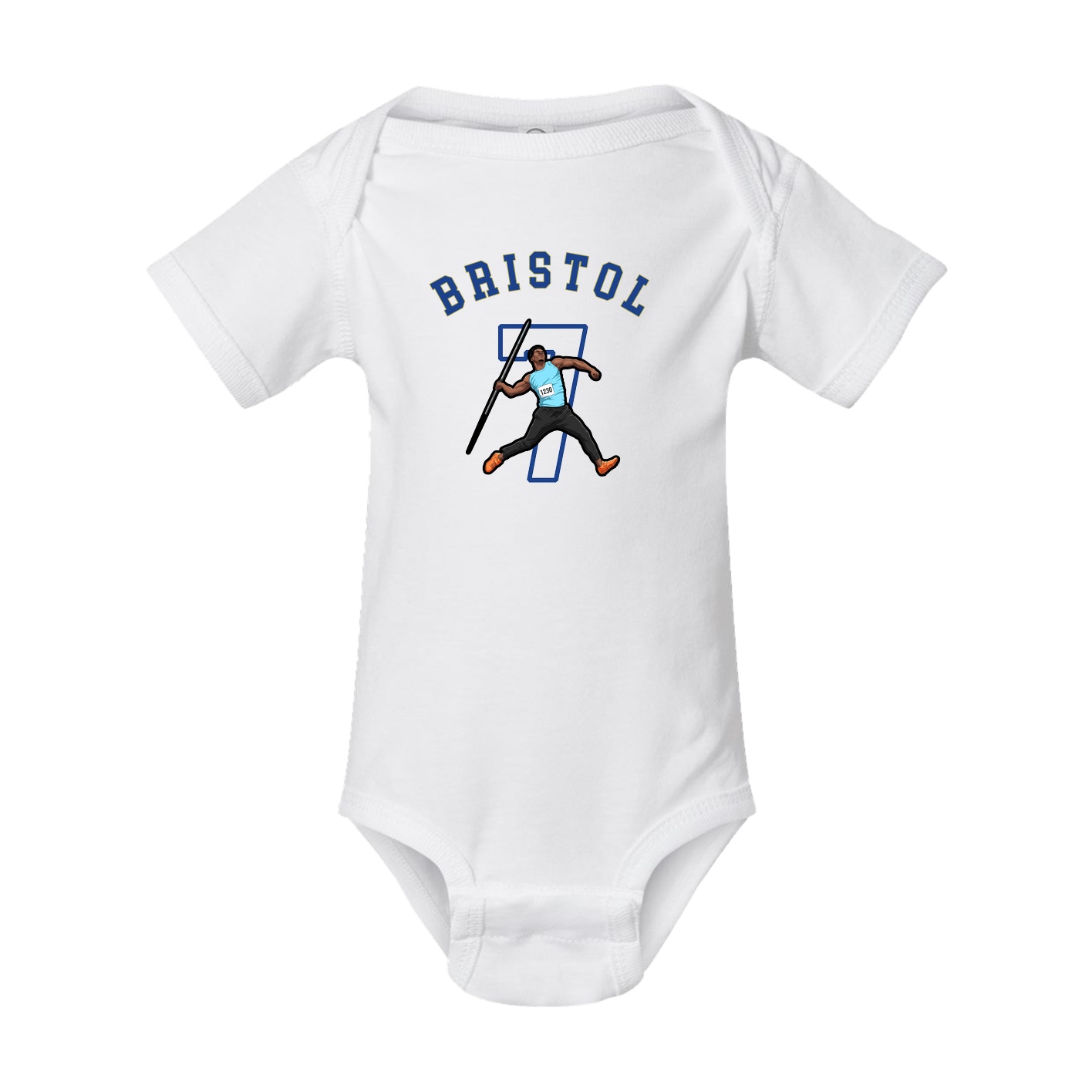 Baby Onesie — Shirsey Arch in White