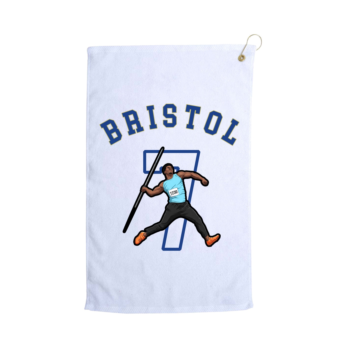 Golf Towel — Shirsey Arch in White