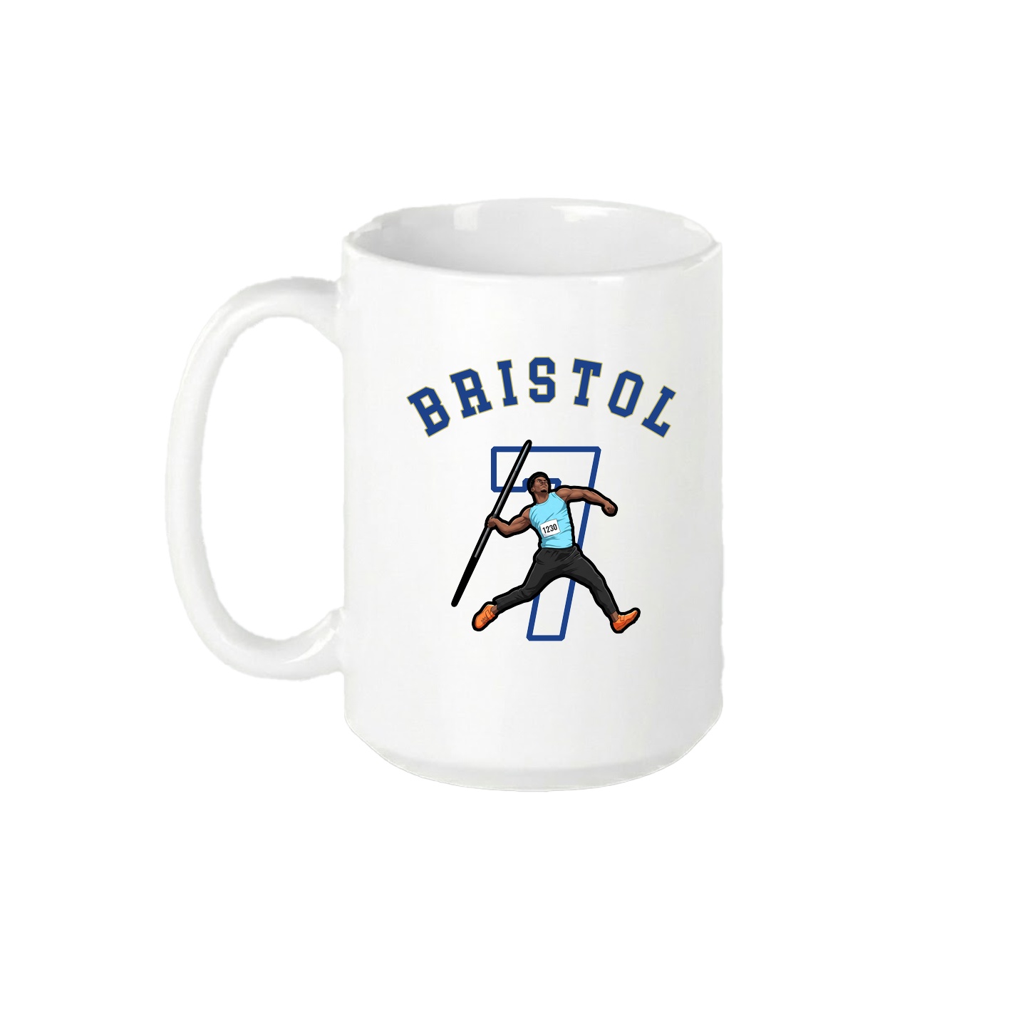 15oz Coffee Mug — Shirsey Arch in White
