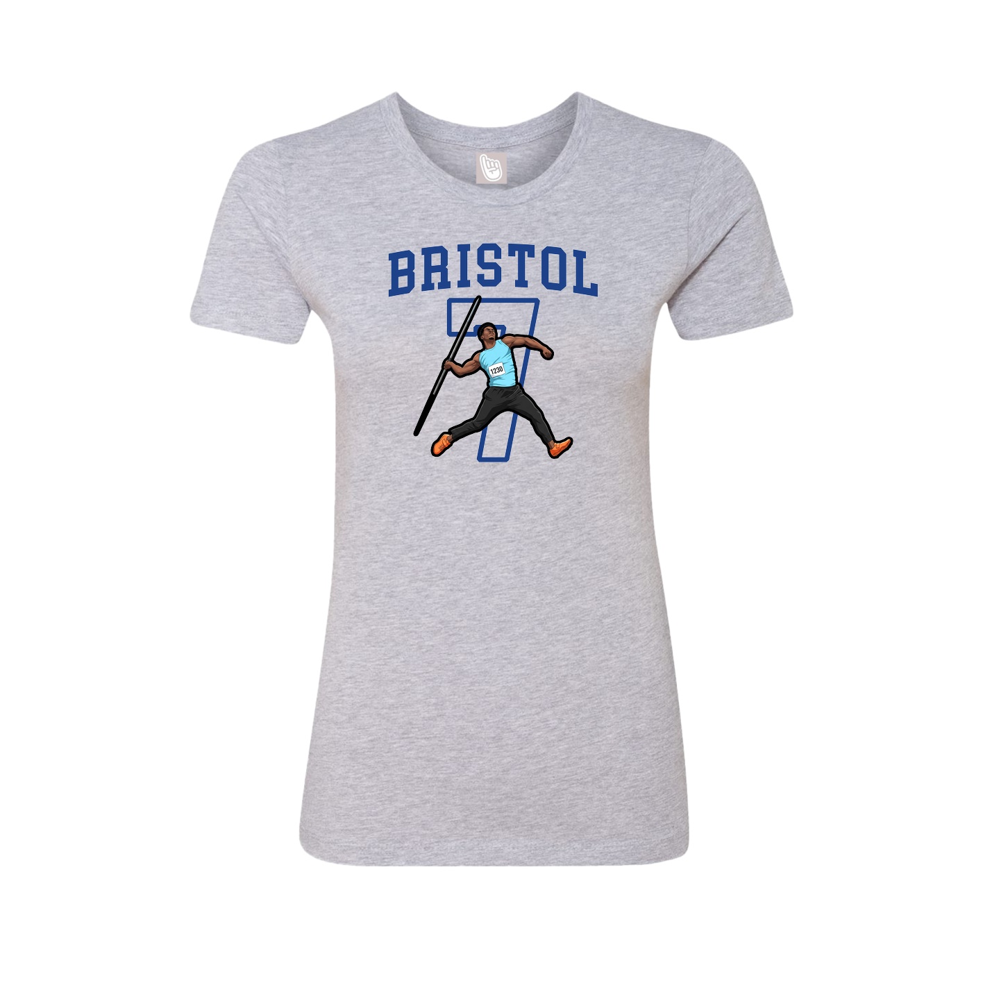 Fitted Women's Tee — Shirsey in Grey