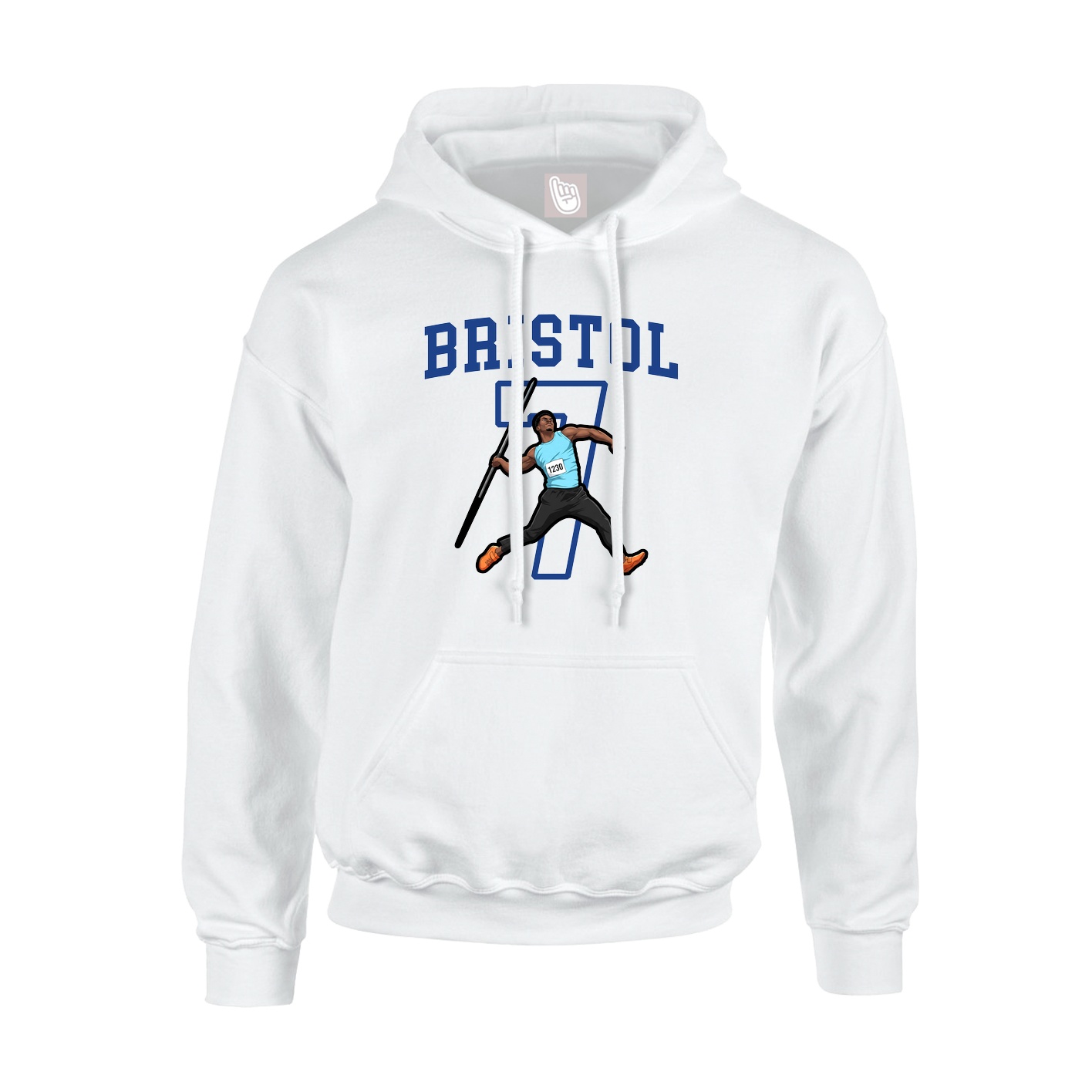 Hoodie — Shirsey in White