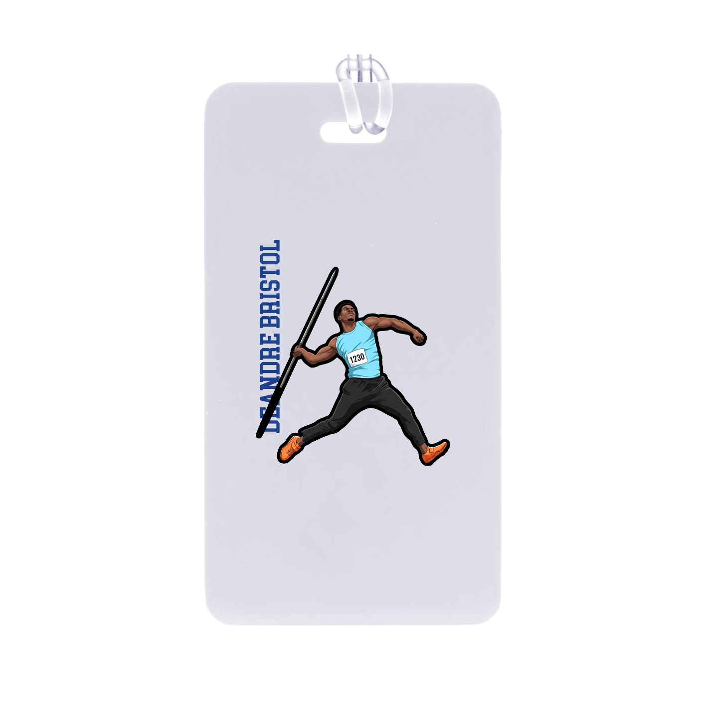 Bag Tag — Name Vertical in Classic